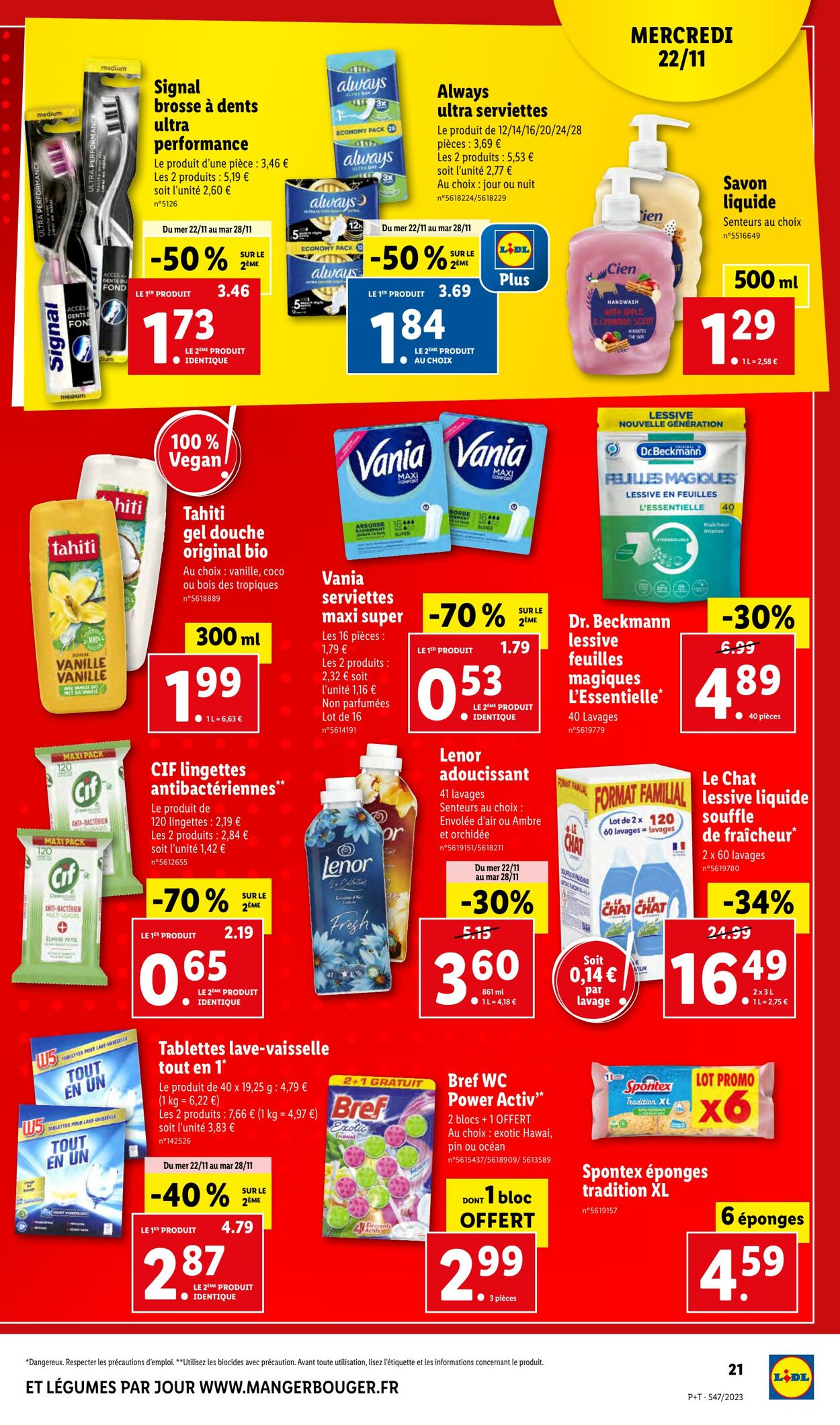 Catalogue Lidl 22.11.2023 - 28.11.2023