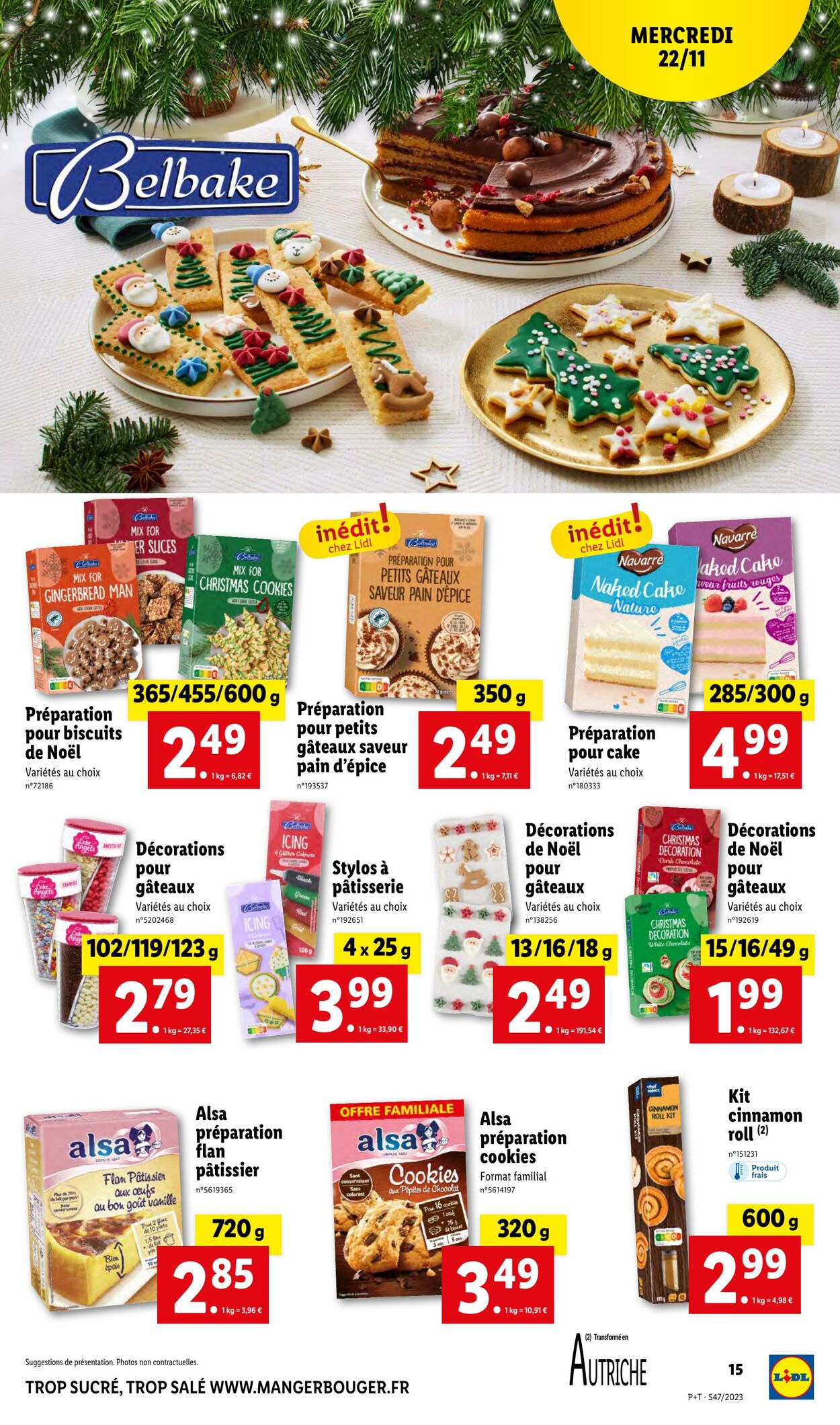 Catalogue Lidl 22.11.2023 - 28.11.2023