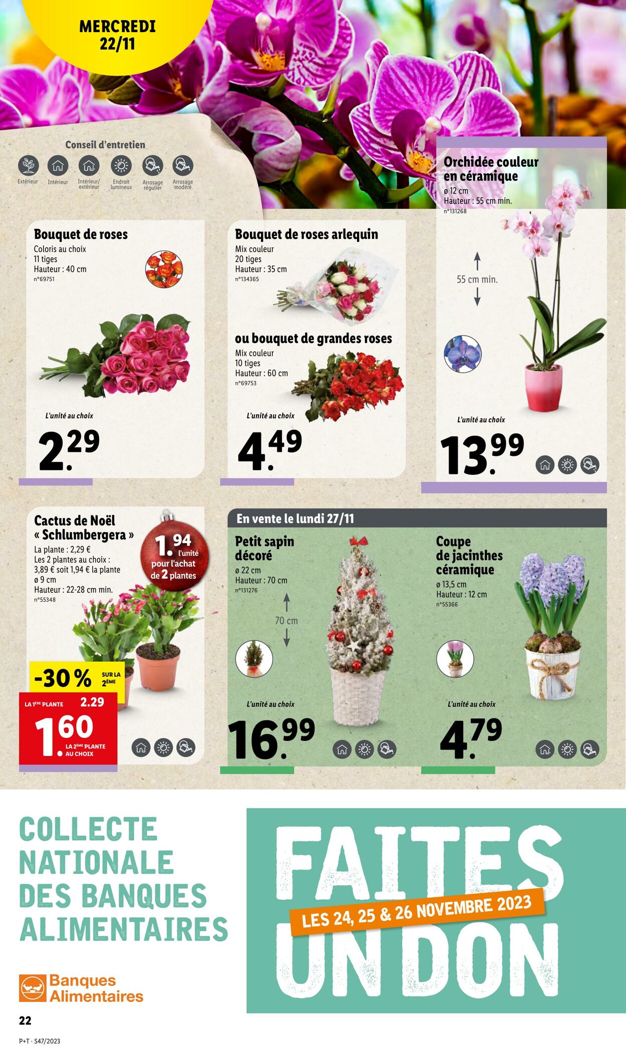 Catalogue Lidl 22.11.2023 - 28.11.2023