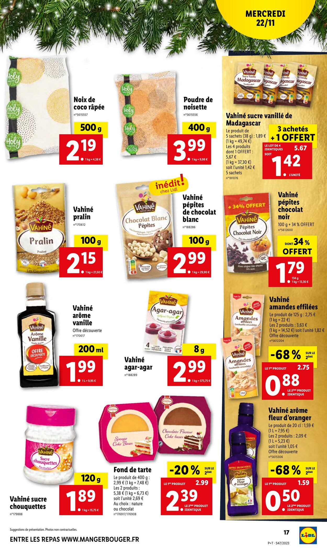 Catalogue Lidl 22.11.2023 - 28.11.2023