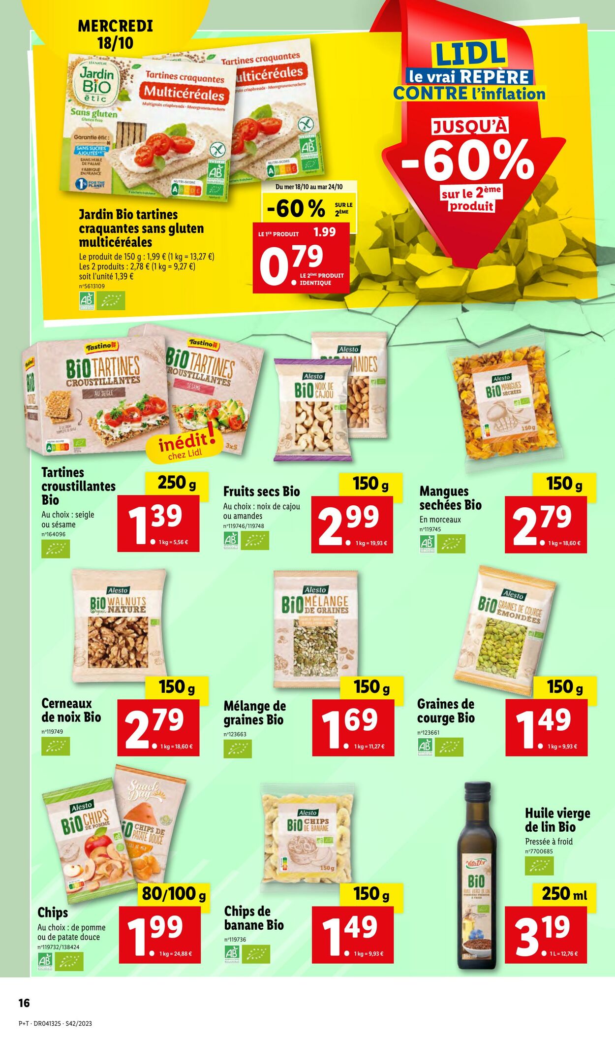 Catalogue Lidl 18.10.2023 - 24.10.2023