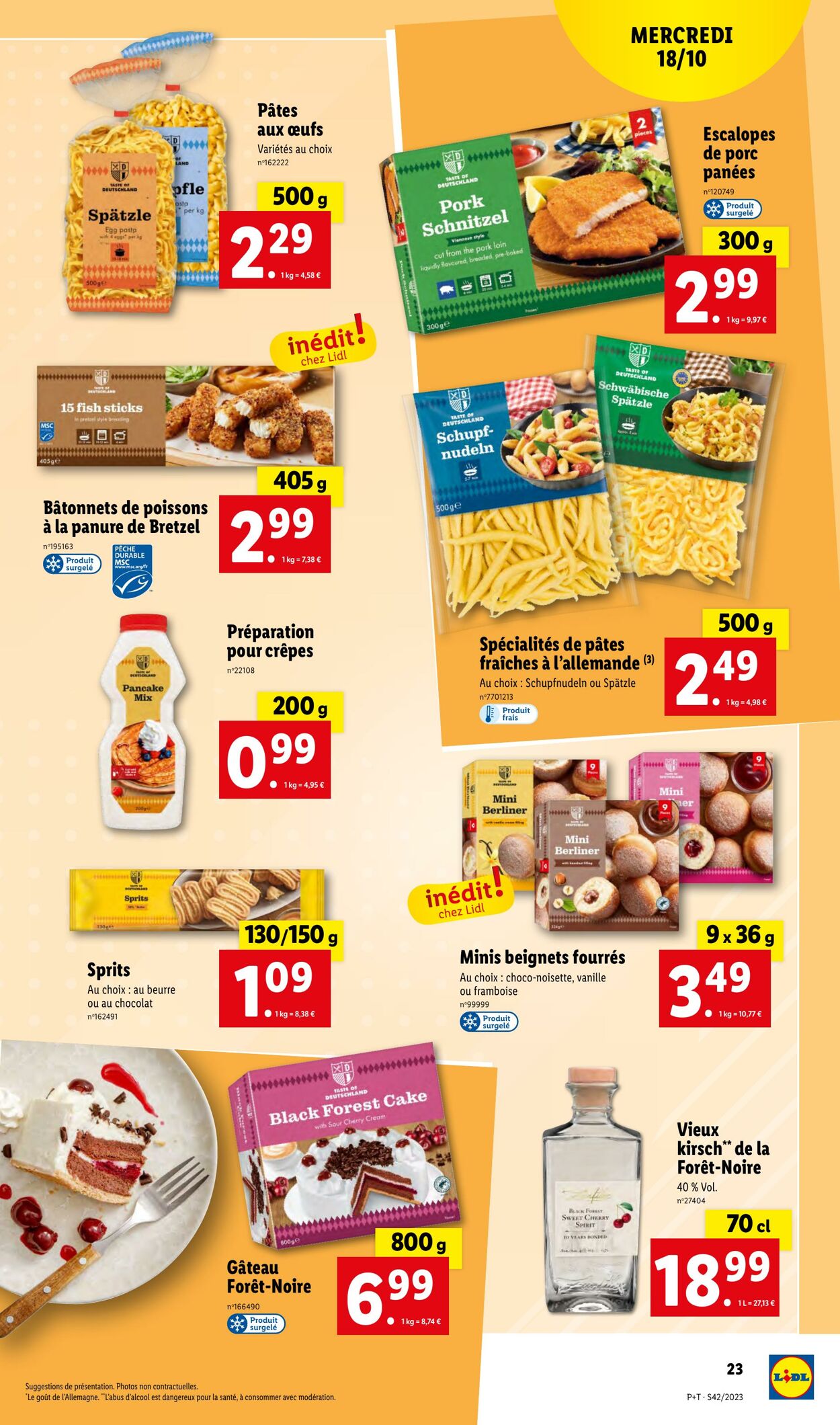 Catalogue Lidl 18.10.2023 - 24.10.2023