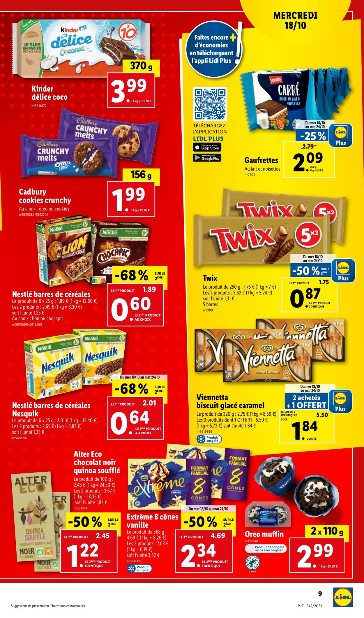 Catalogue Lidl 18.10.2023 - 24.10.2023