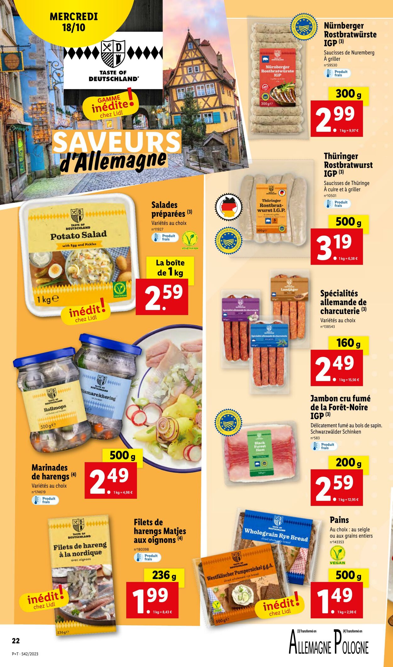 Catalogue Lidl 18.10.2023 - 24.10.2023