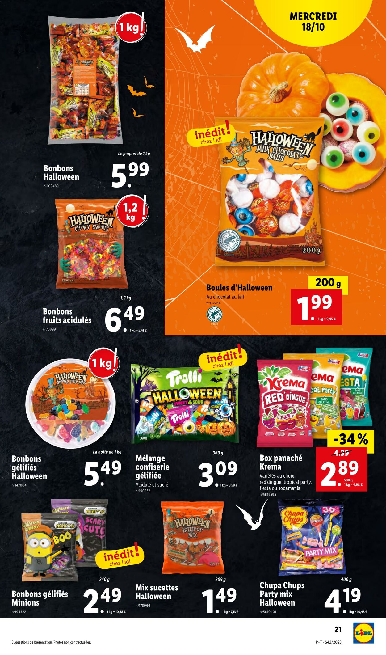 Catalogue Lidl 18.10.2023 - 24.10.2023