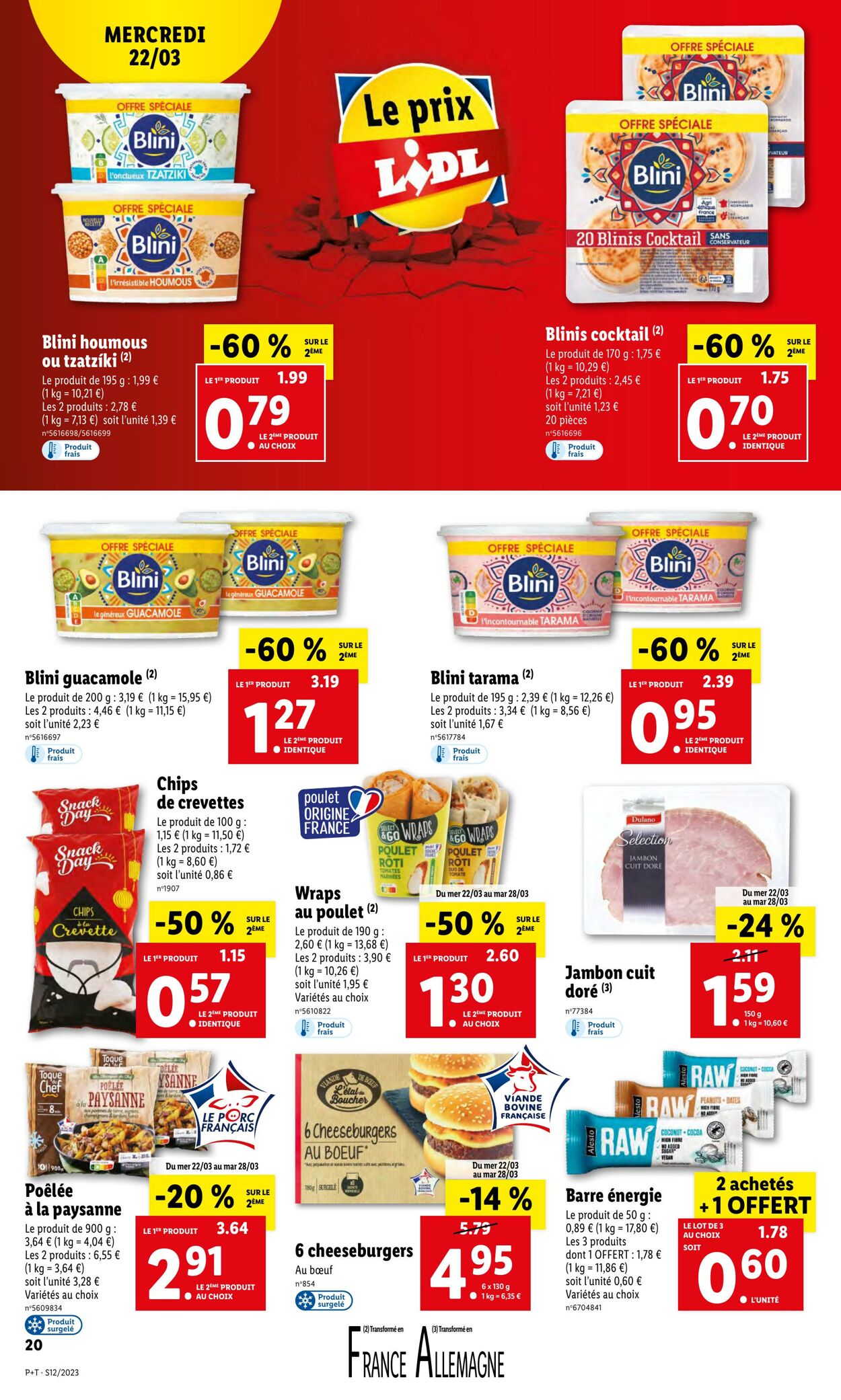 Catalogue Lidl 22.03.2023 - 28.03.2023