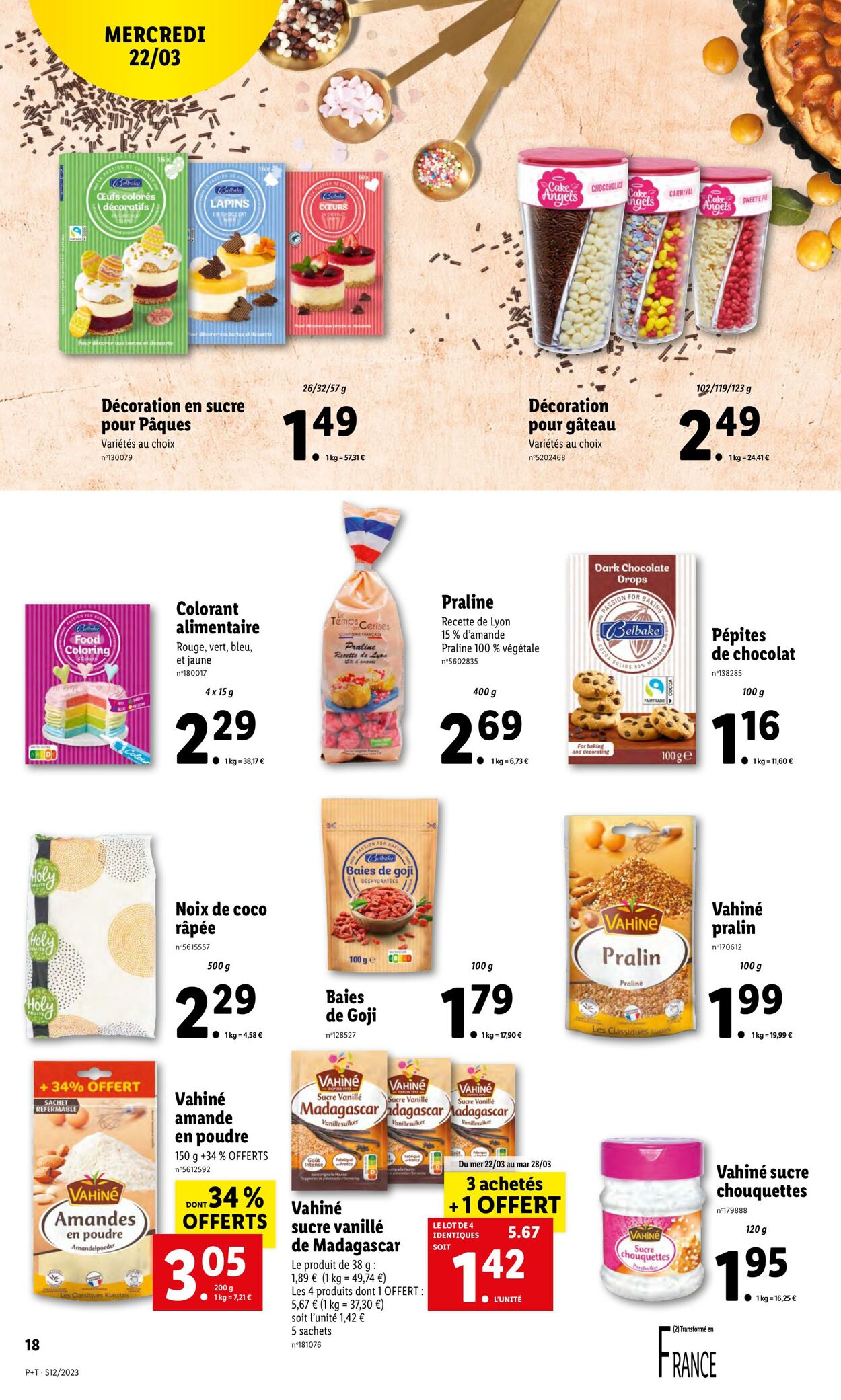 Catalogue Lidl 22.03.2023 - 28.03.2023