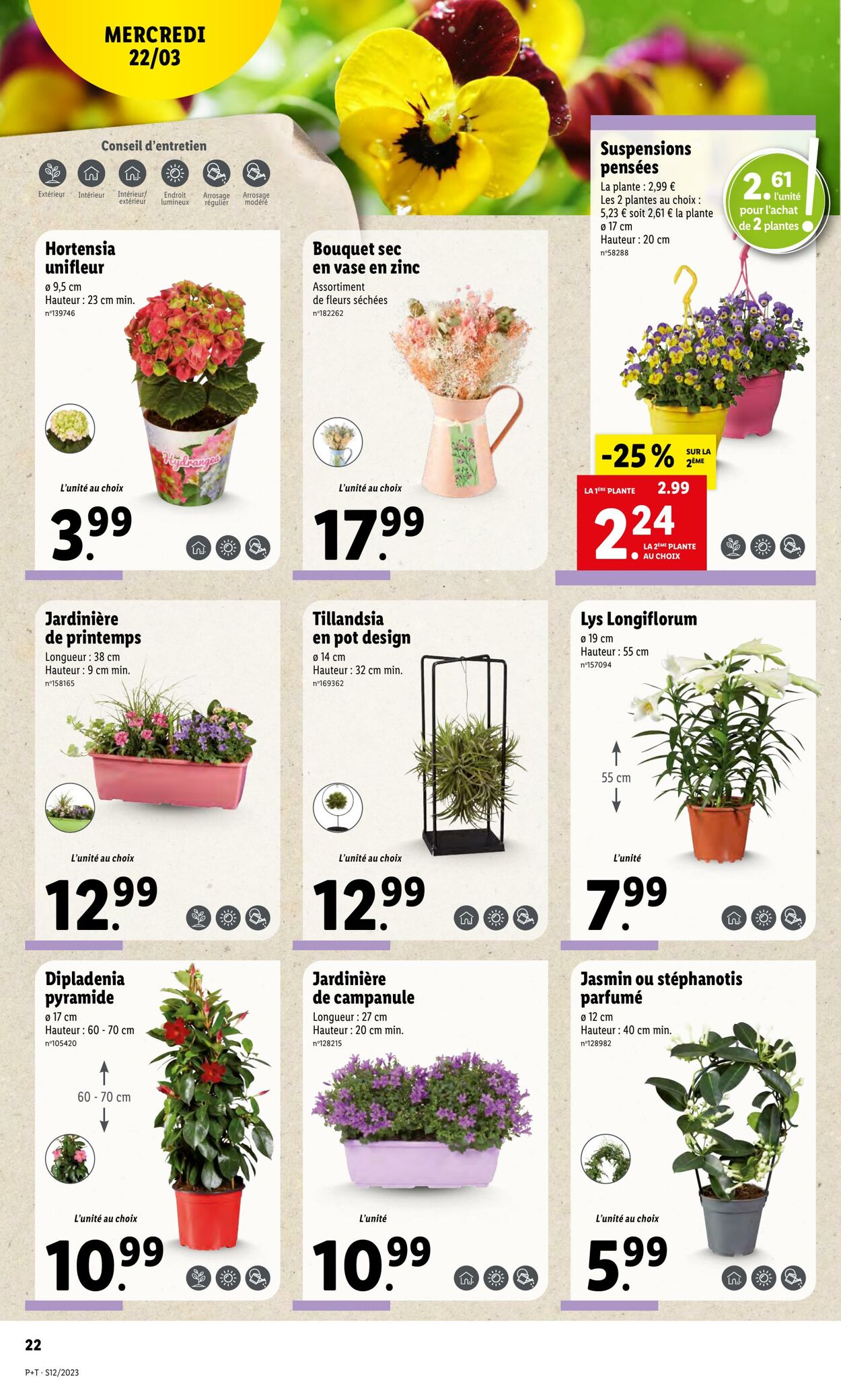 Catalogue Lidl 22.03.2023 - 28.03.2023