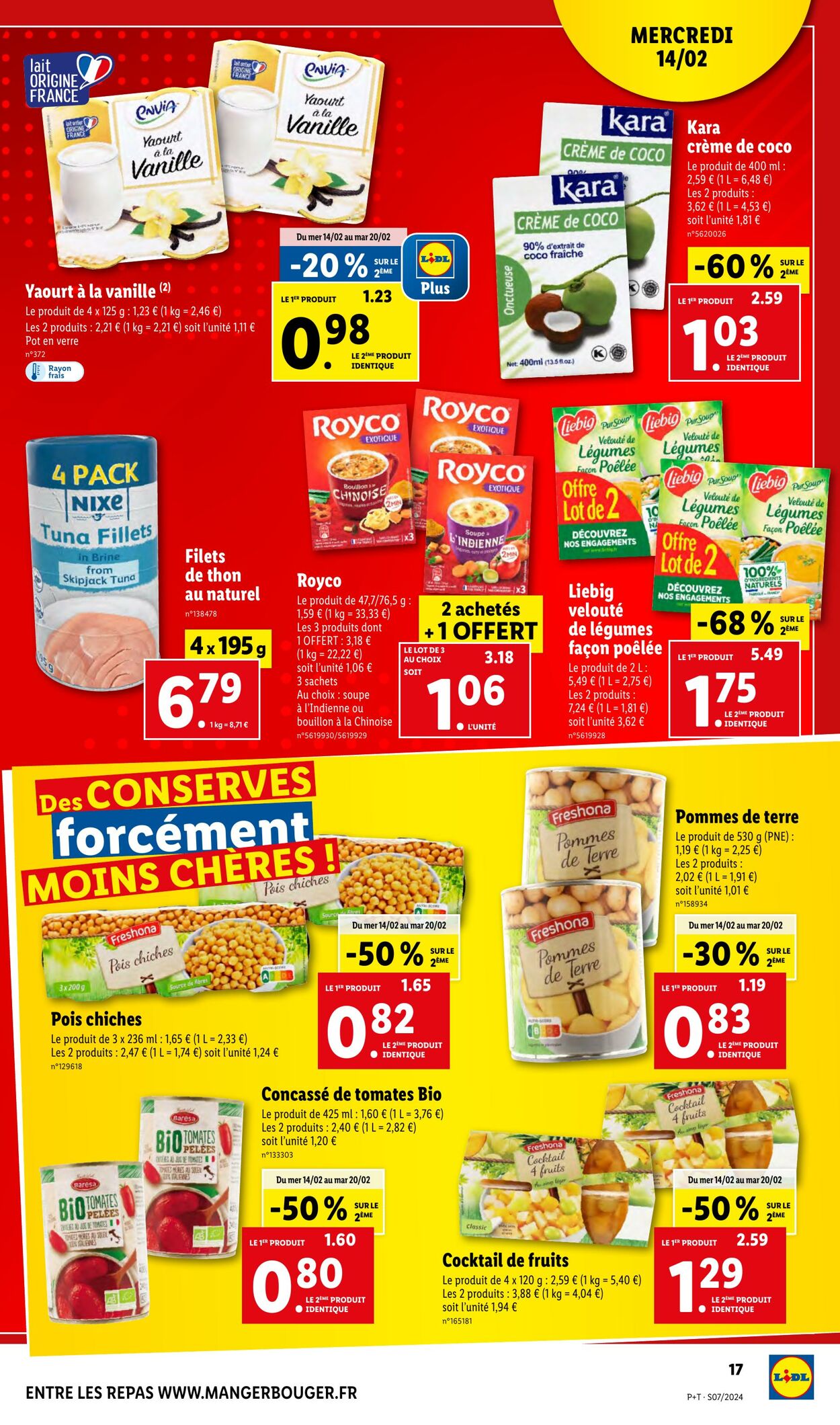 Catalogue Lidl 14.02.2024 - 20.02.2024