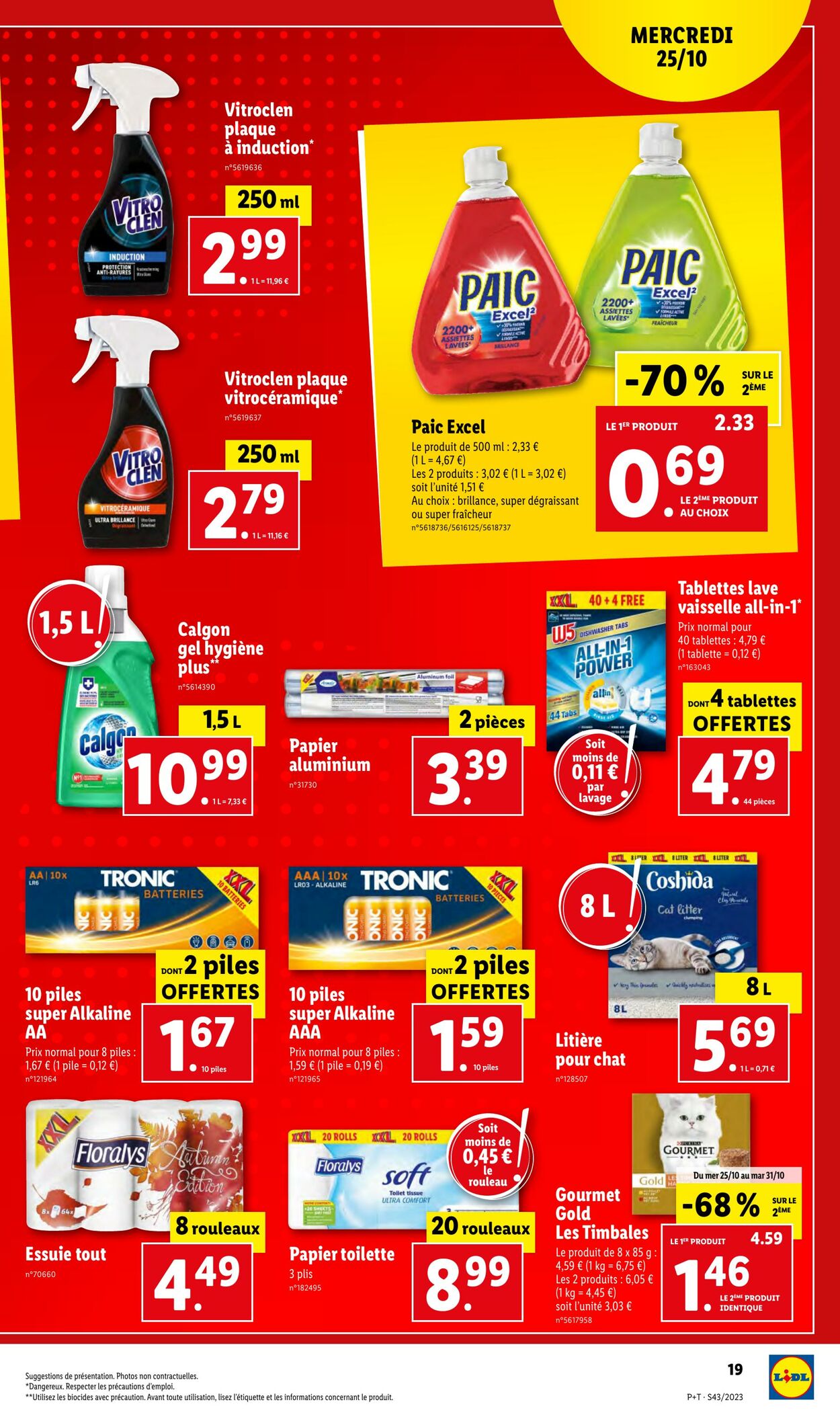 Catalogue Lidl 25.10.2023 - 31.10.2023