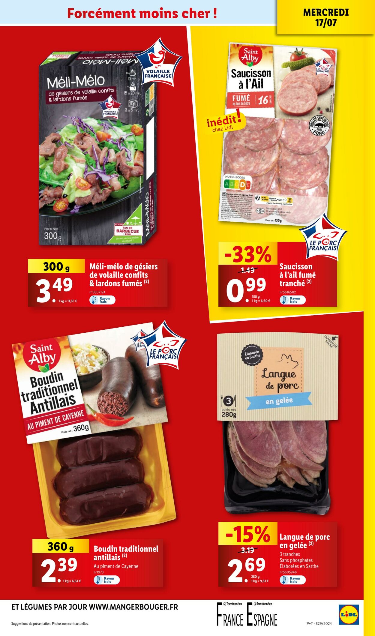 Catalogue Lidl 17.07.2024 - 23.07.2024