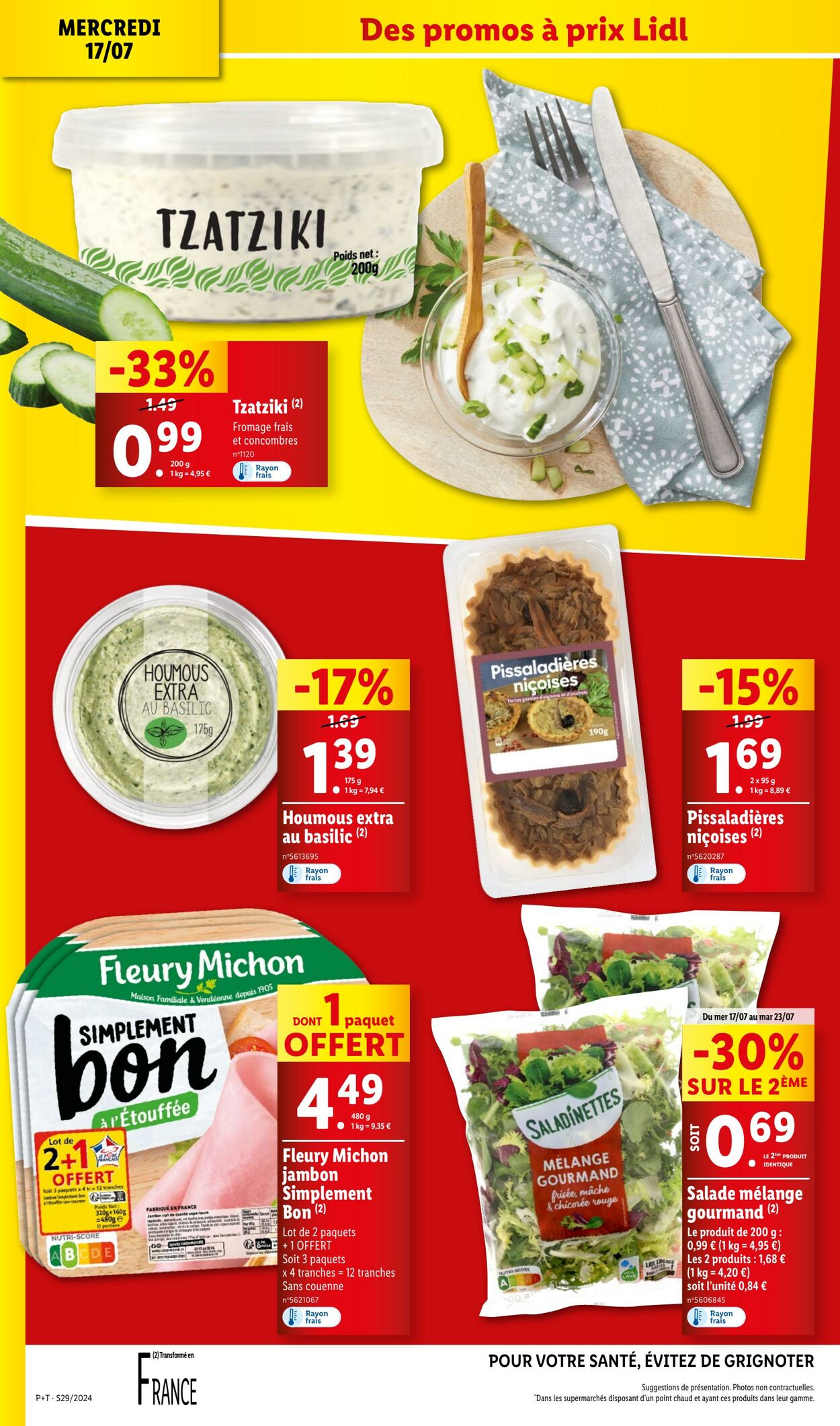 Catalogue Lidl 17.07.2024 - 23.07.2024