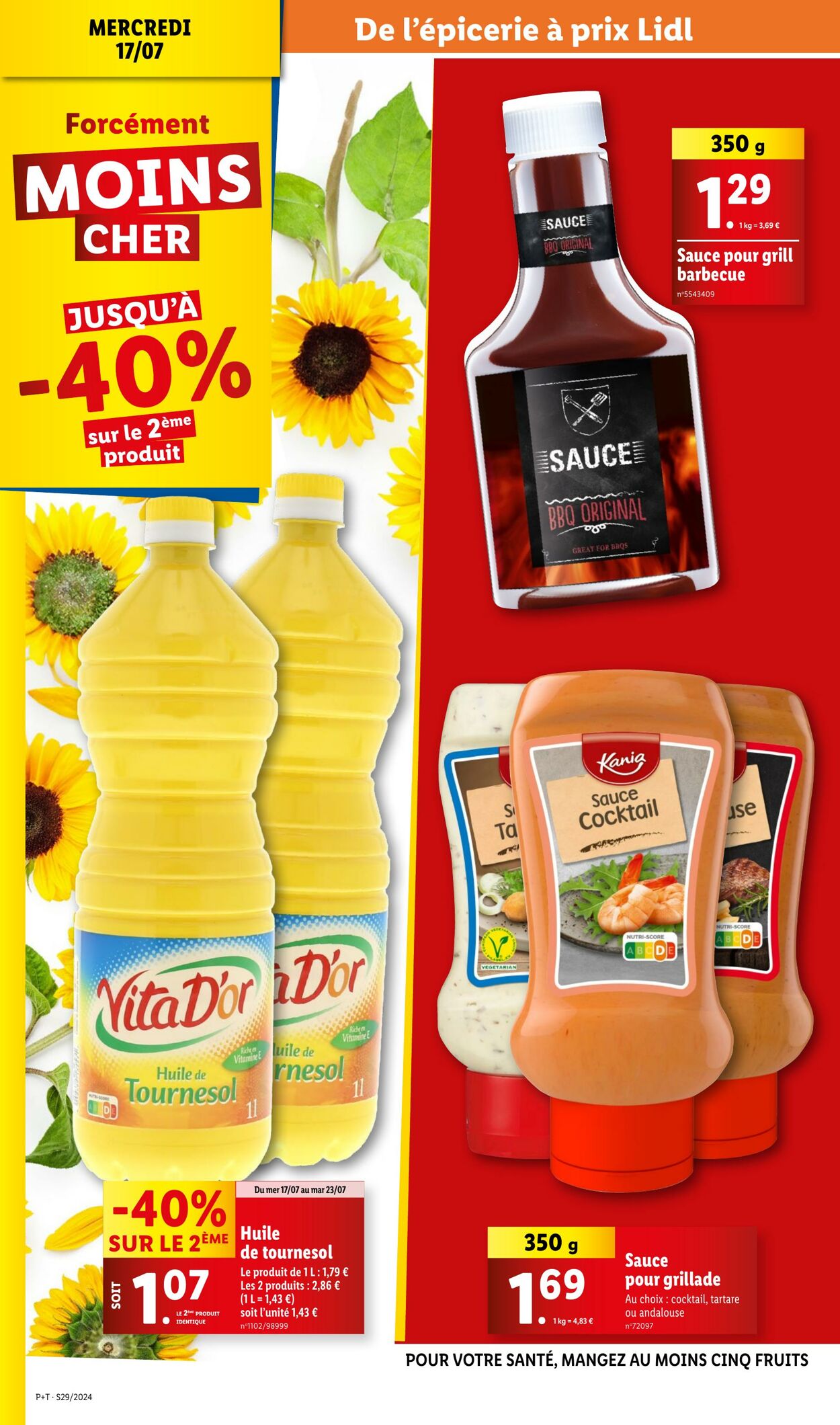 Catalogue Lidl 17.07.2024 - 23.07.2024