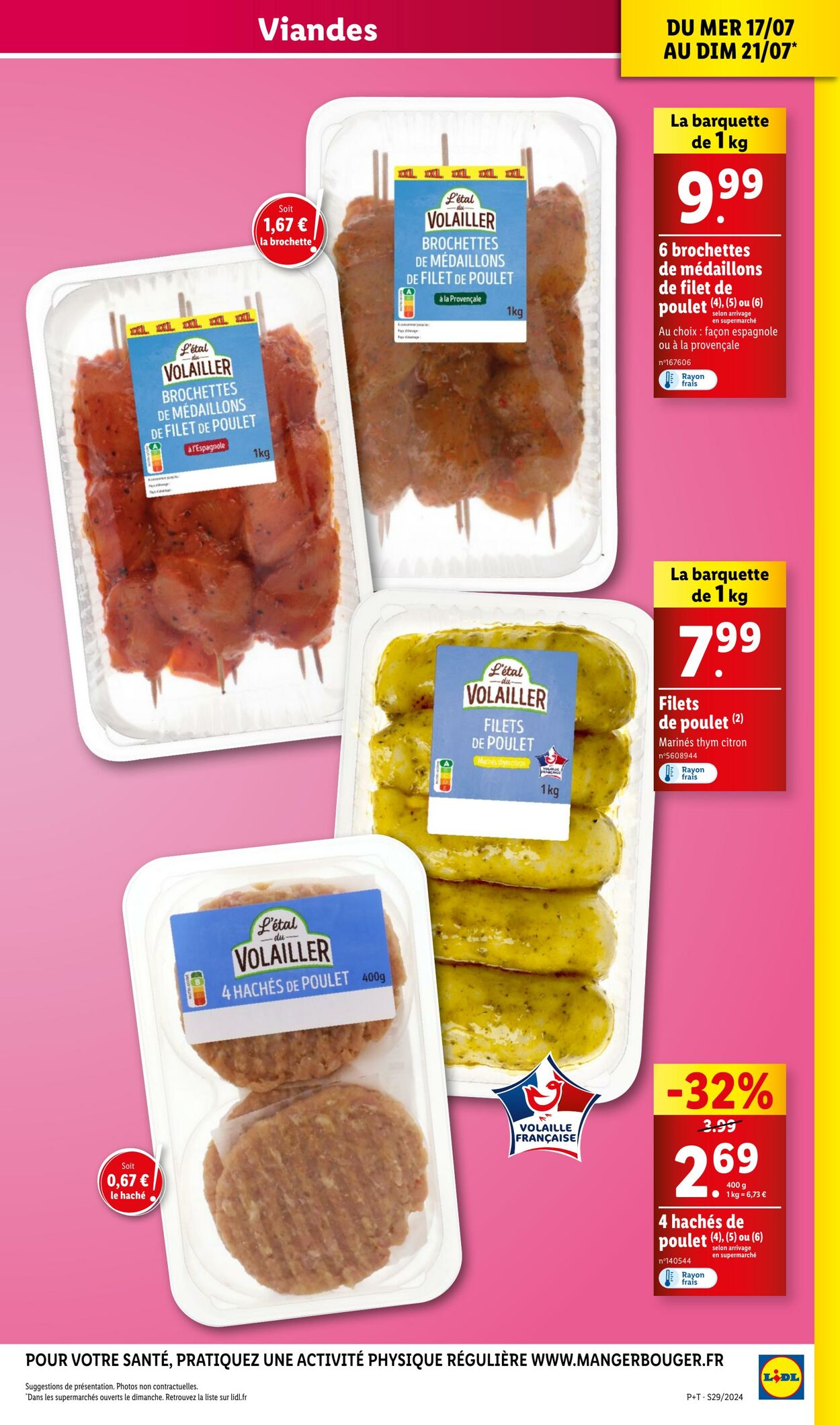 Catalogue Lidl 17.07.2024 - 23.07.2024