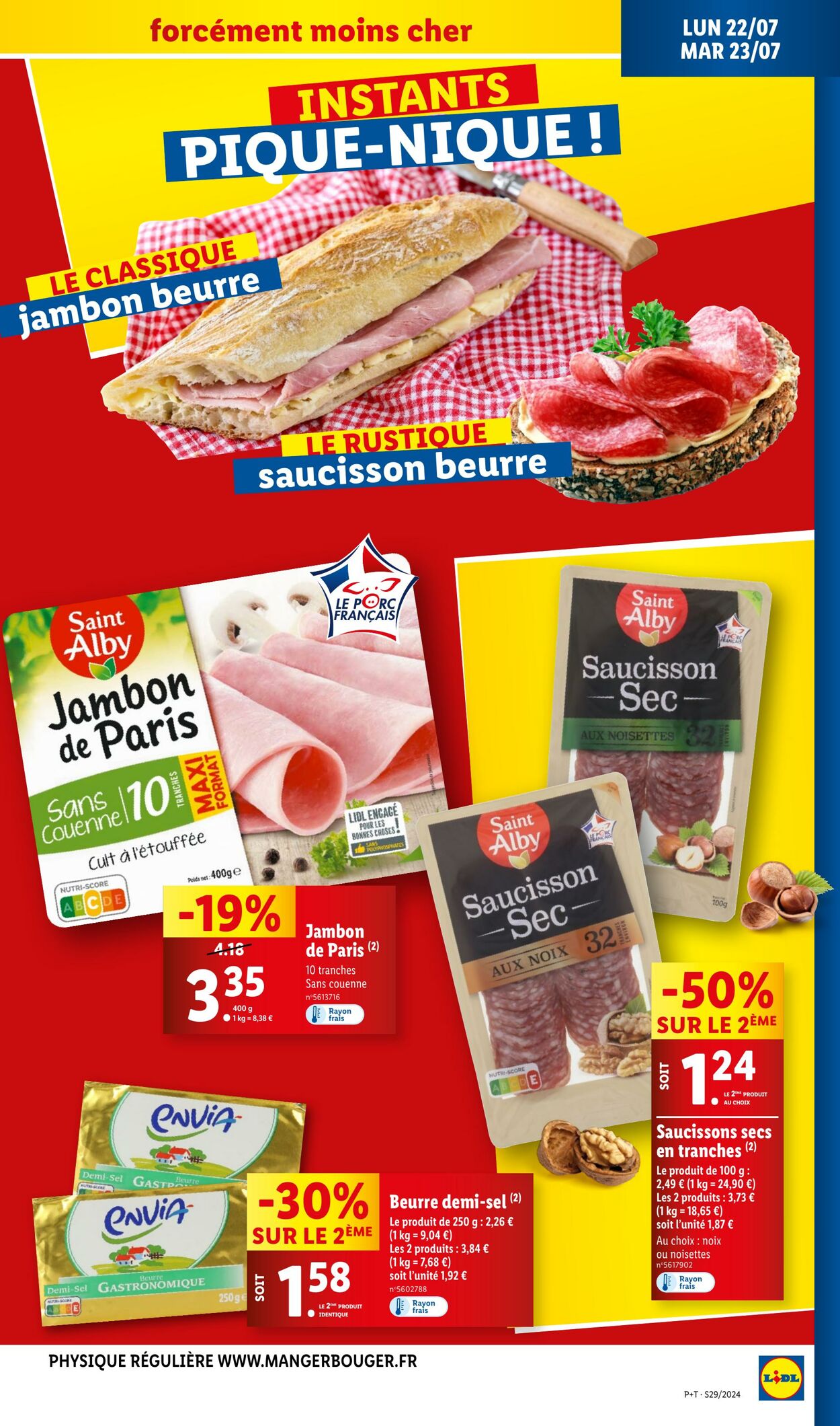 Catalogue Lidl 17.07.2024 - 23.07.2024