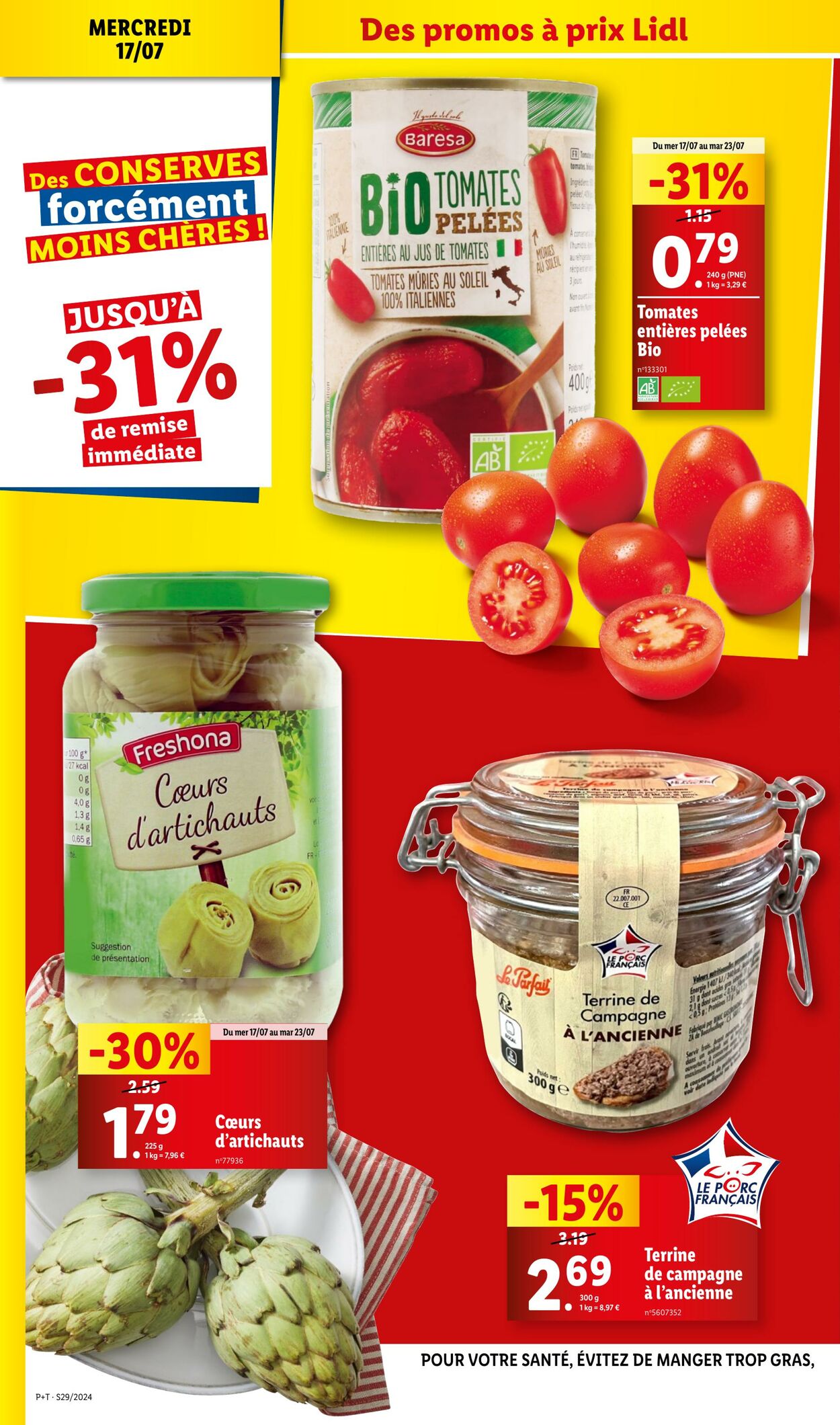 Catalogue Lidl 17.07.2024 - 23.07.2024