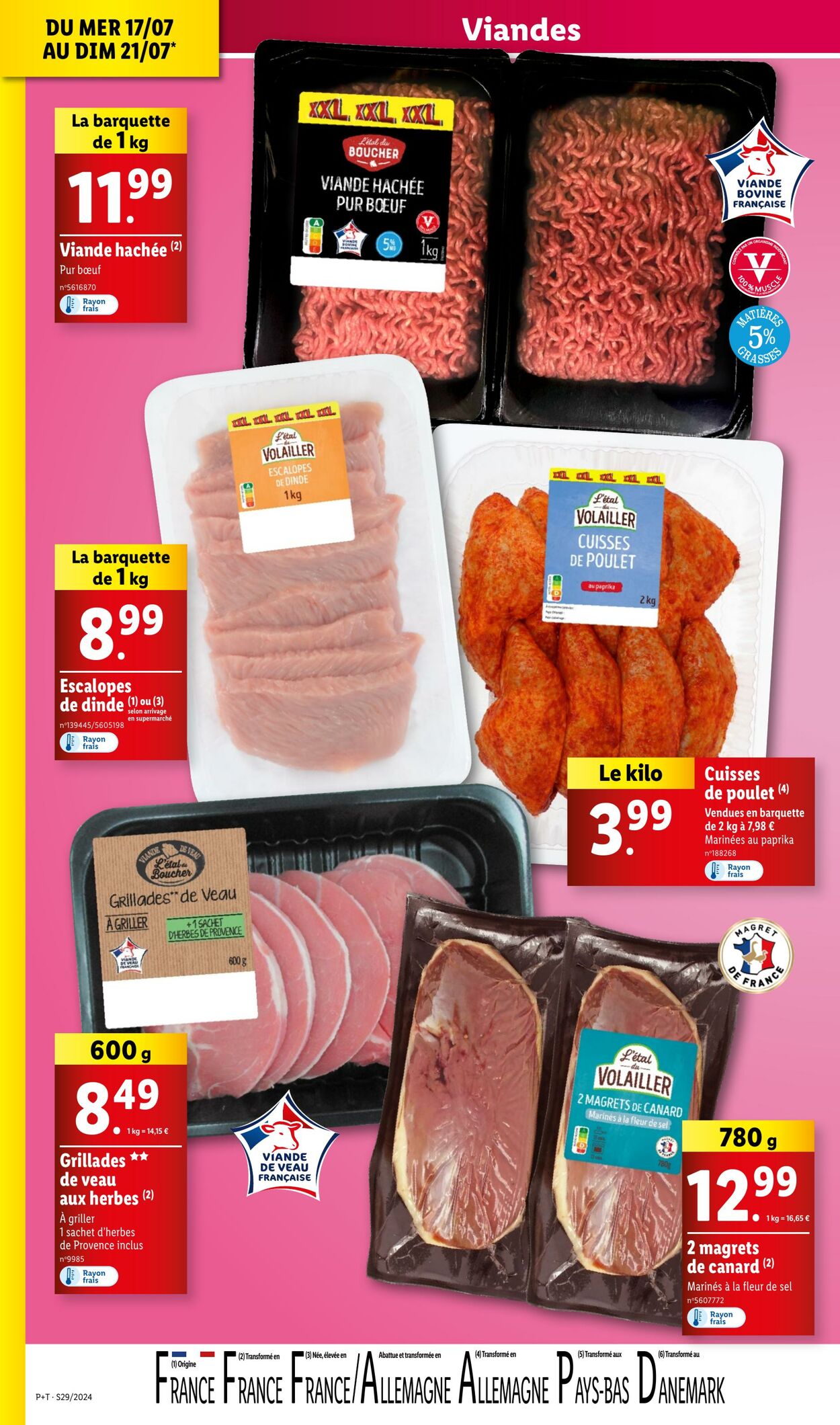 Catalogue Lidl 17.07.2024 - 23.07.2024