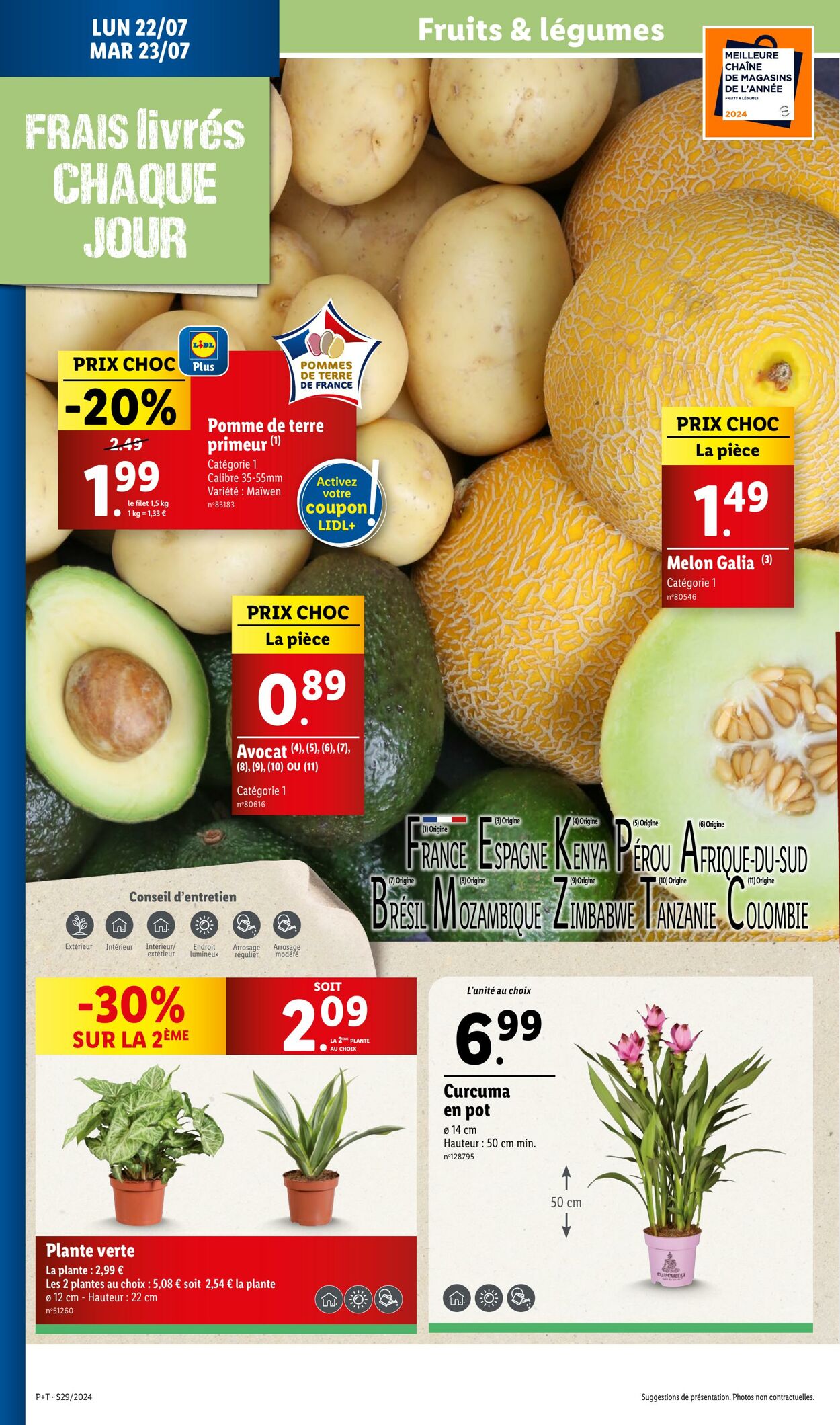 Catalogue Lidl 17.07.2024 - 23.07.2024