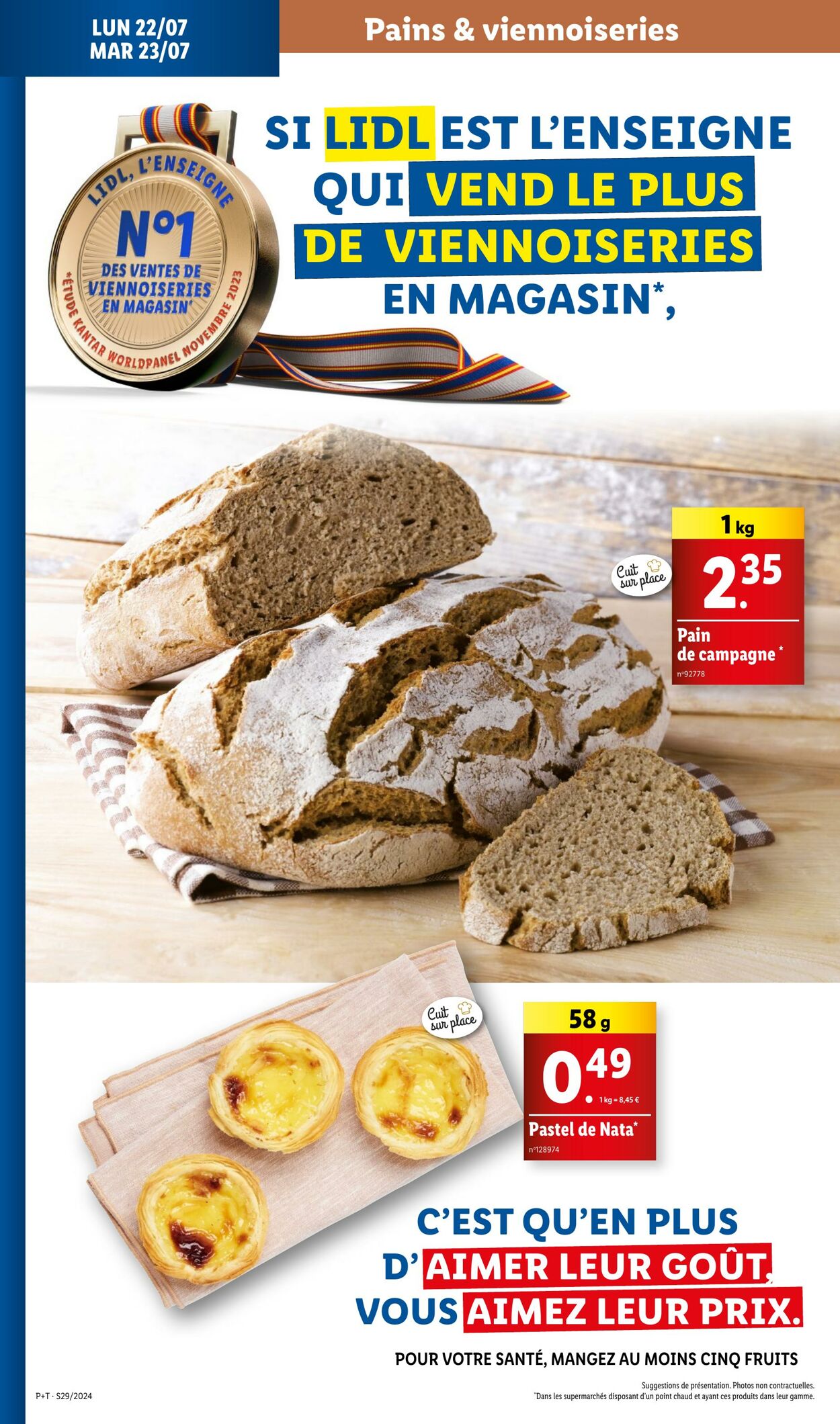 Catalogue Lidl 17.07.2024 - 23.07.2024