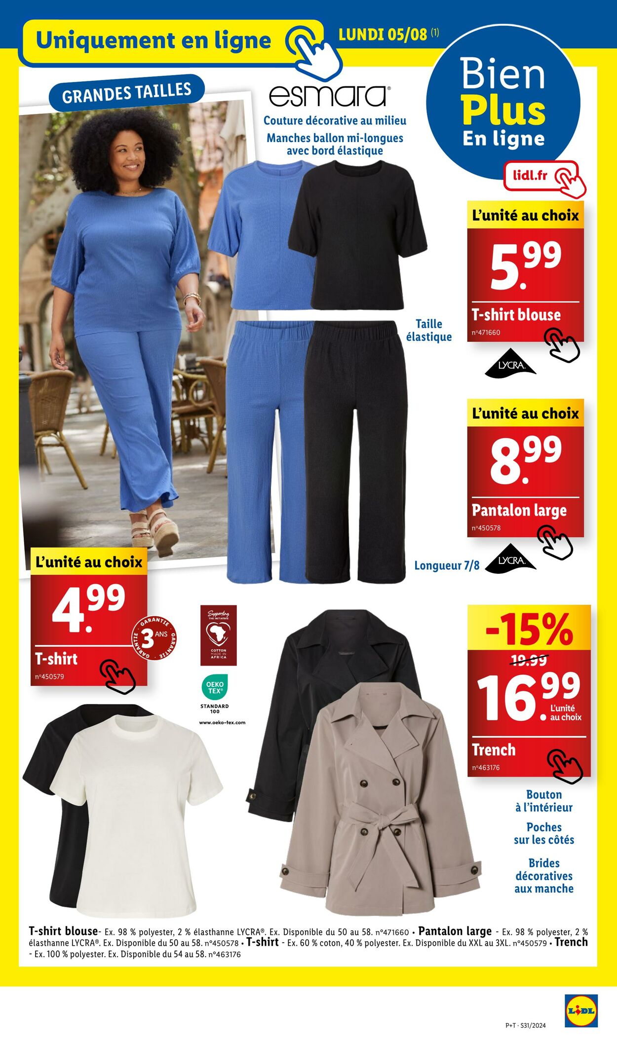 Catalogue Lidl 31.07.2024 - 06.08.2024