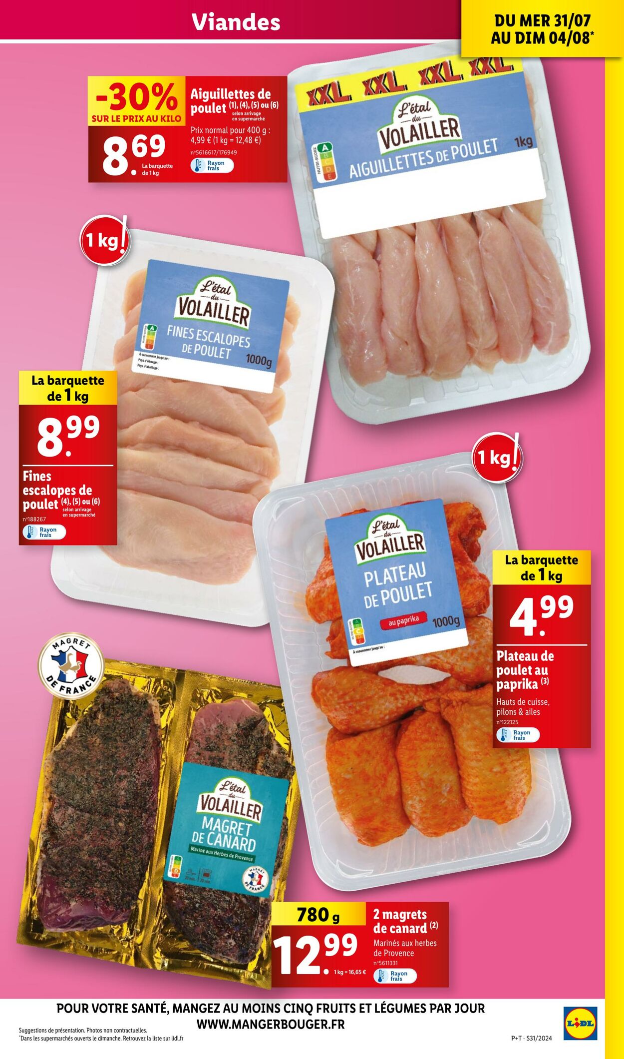 Catalogue Lidl 31.07.2024 - 06.08.2024