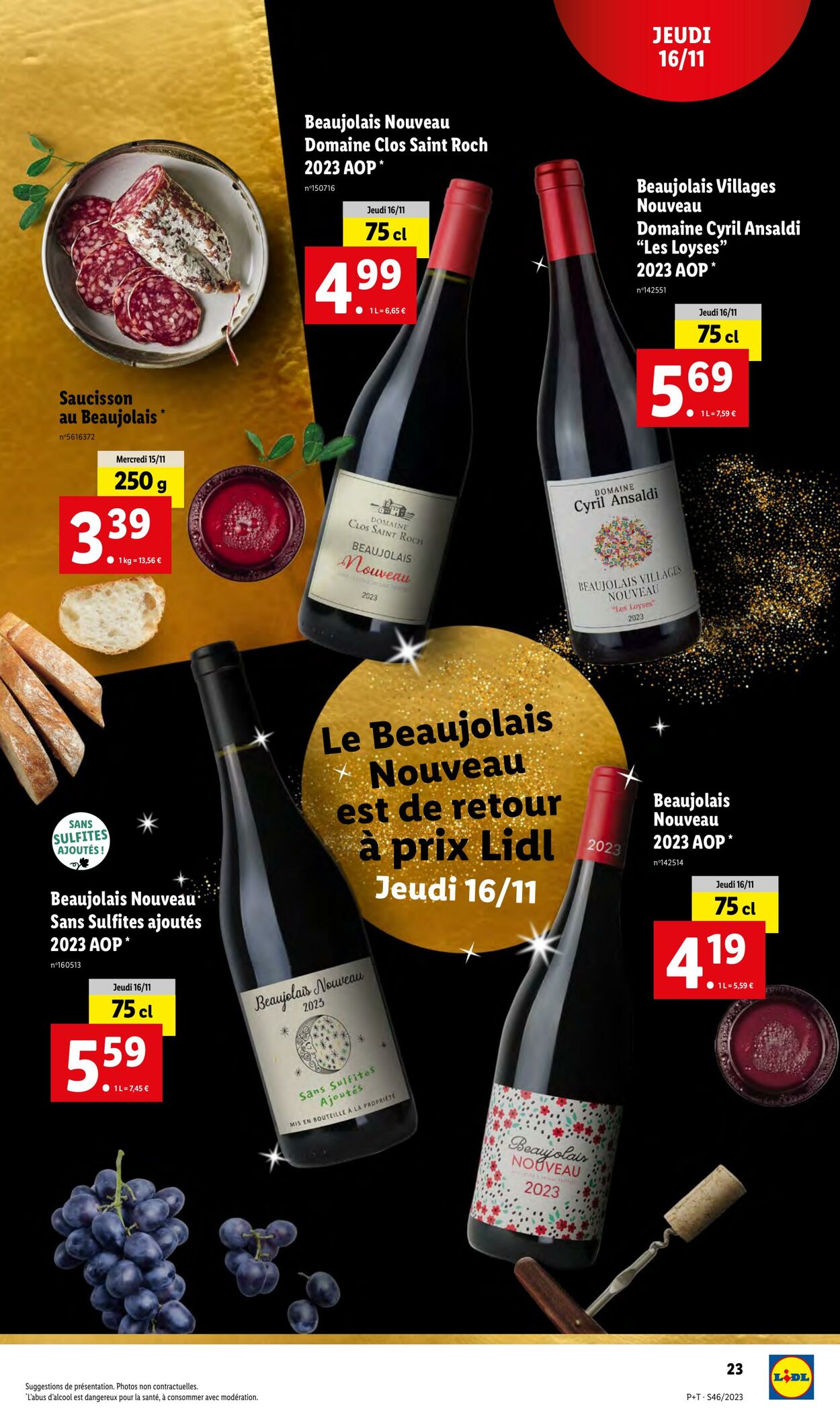 Catalogue Lidl 15.11.2023 - 21.11.2023