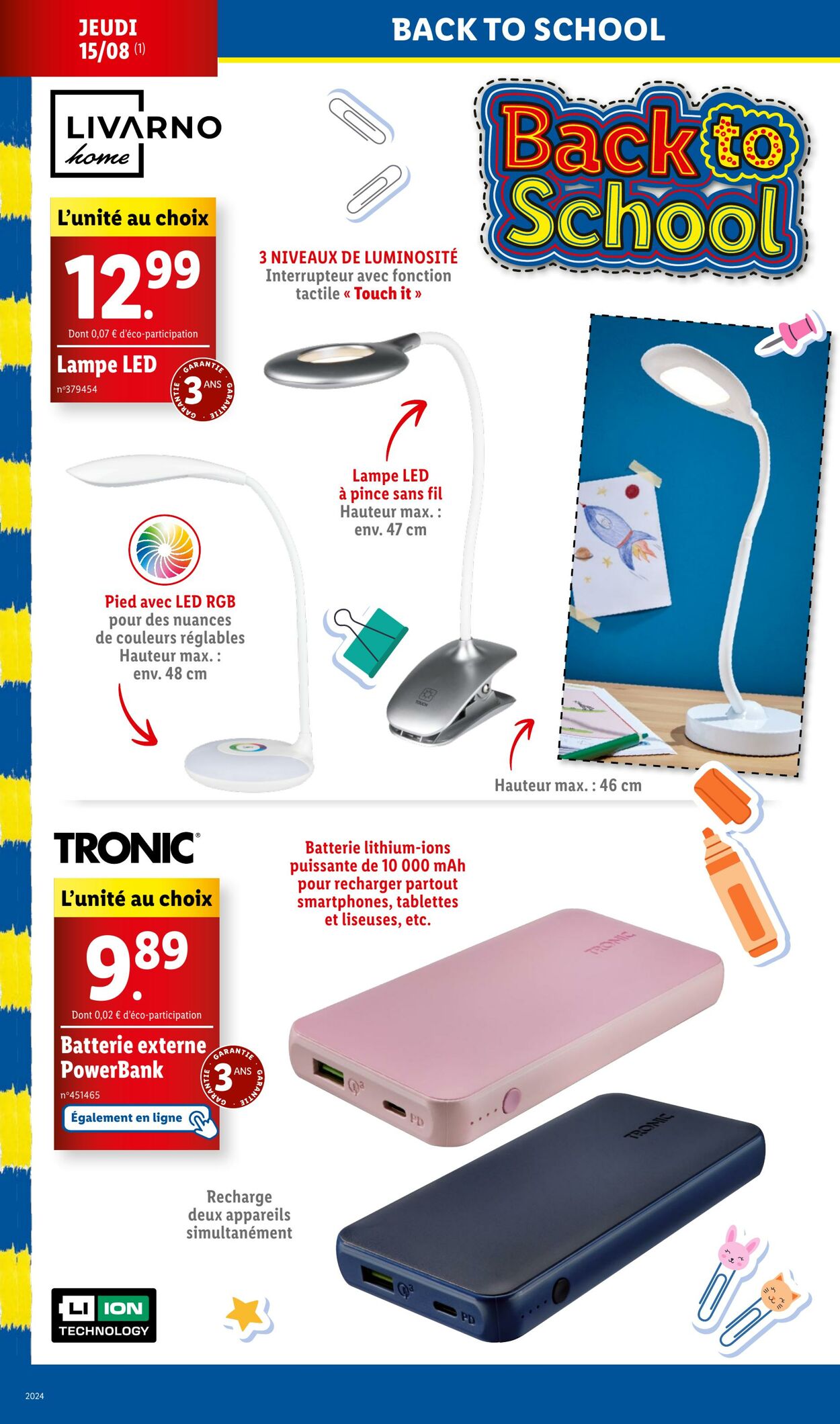 Catalogue Lidl 14.08.2024 - 20.08.2024