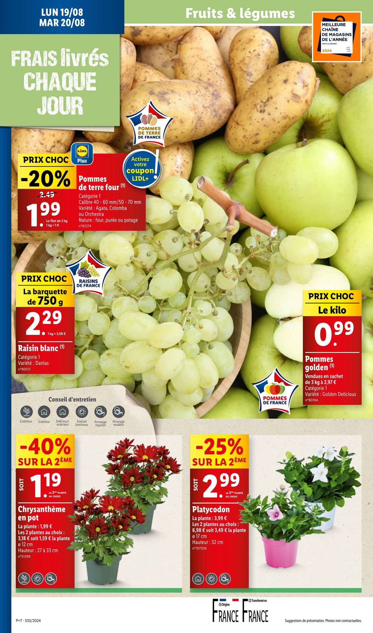 Catalogue Lidl 14.08.2024 - 20.08.2024