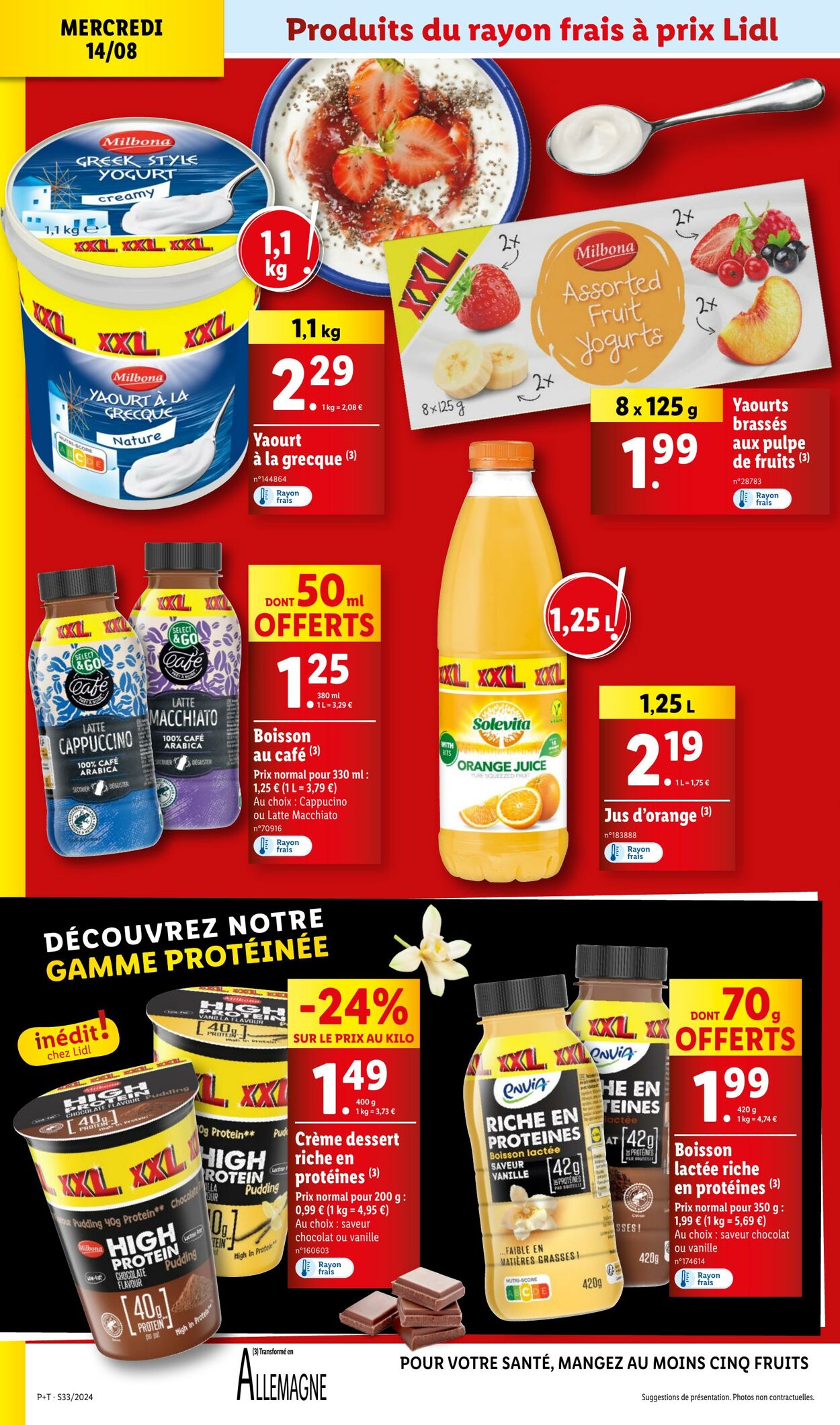 Catalogue Lidl 14.08.2024 - 20.08.2024