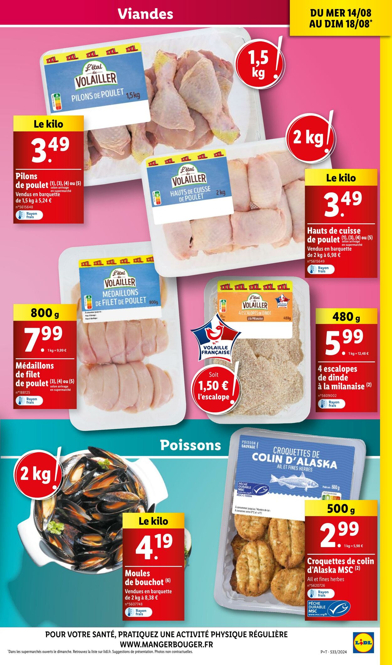 Catalogue Lidl 14.08.2024 - 20.08.2024