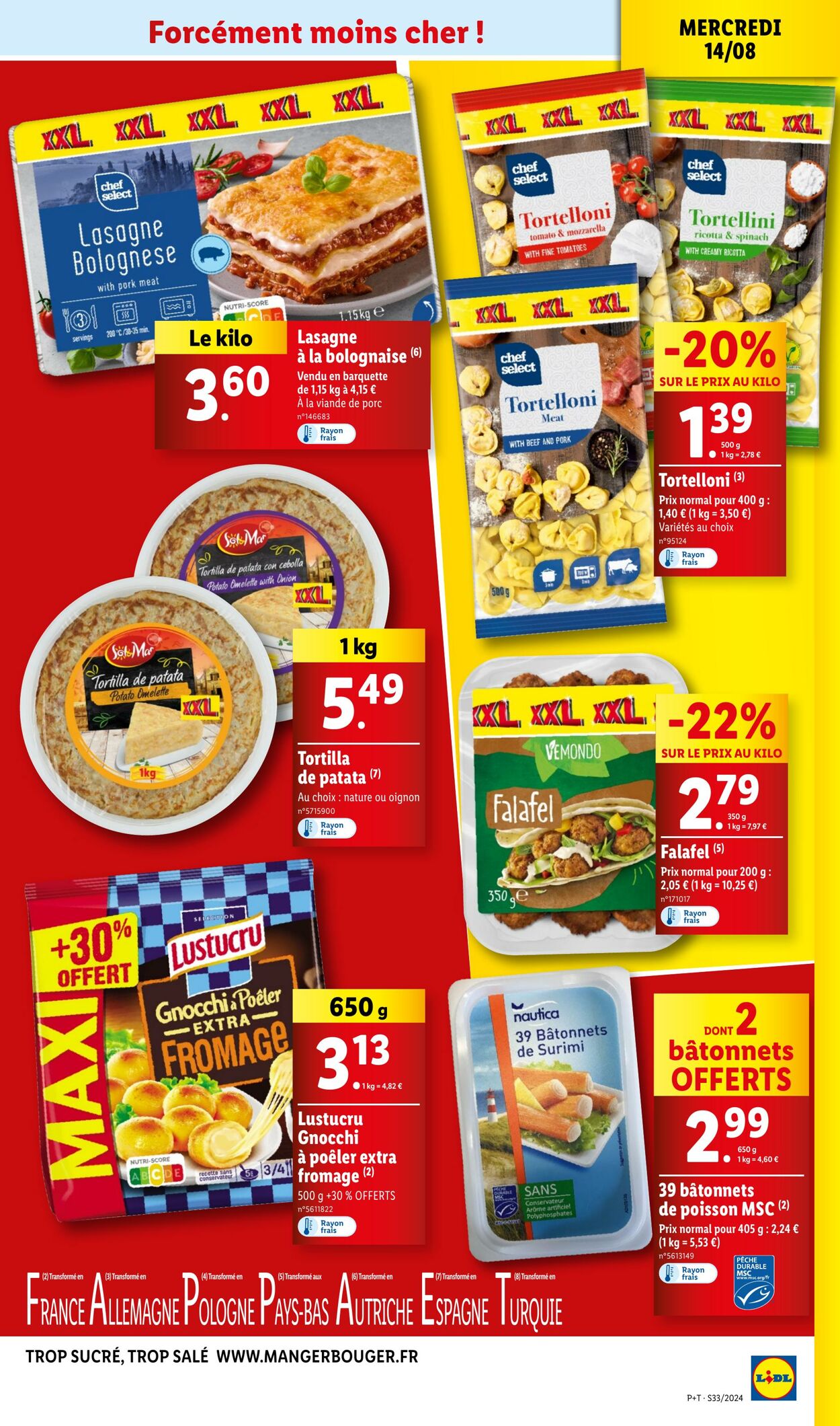 Catalogue Lidl 14.08.2024 - 20.08.2024