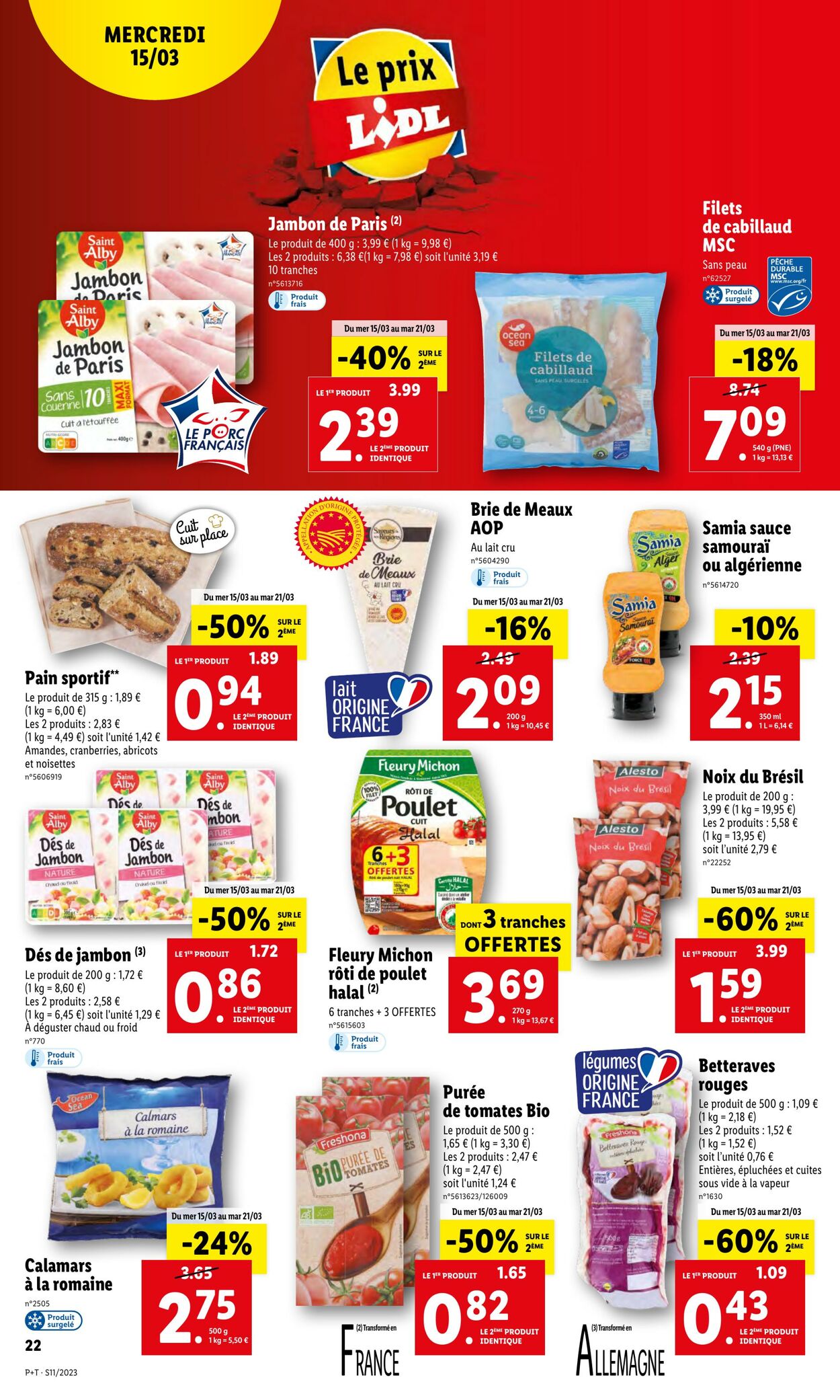 Catalogue Lidl 15.03.2023 - 21.03.2023