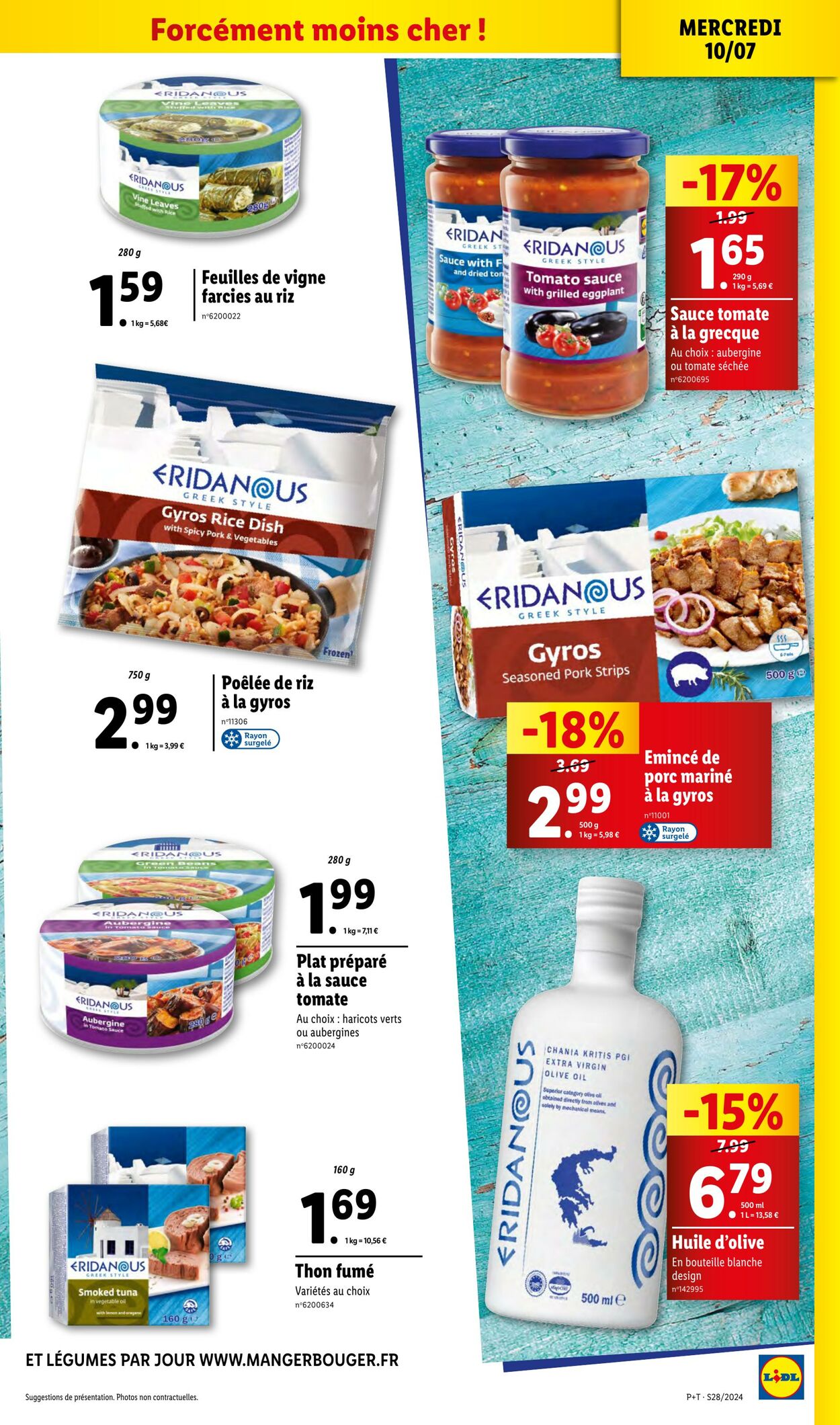 Catalogue Lidl 10.07.2024 - 16.07.2024