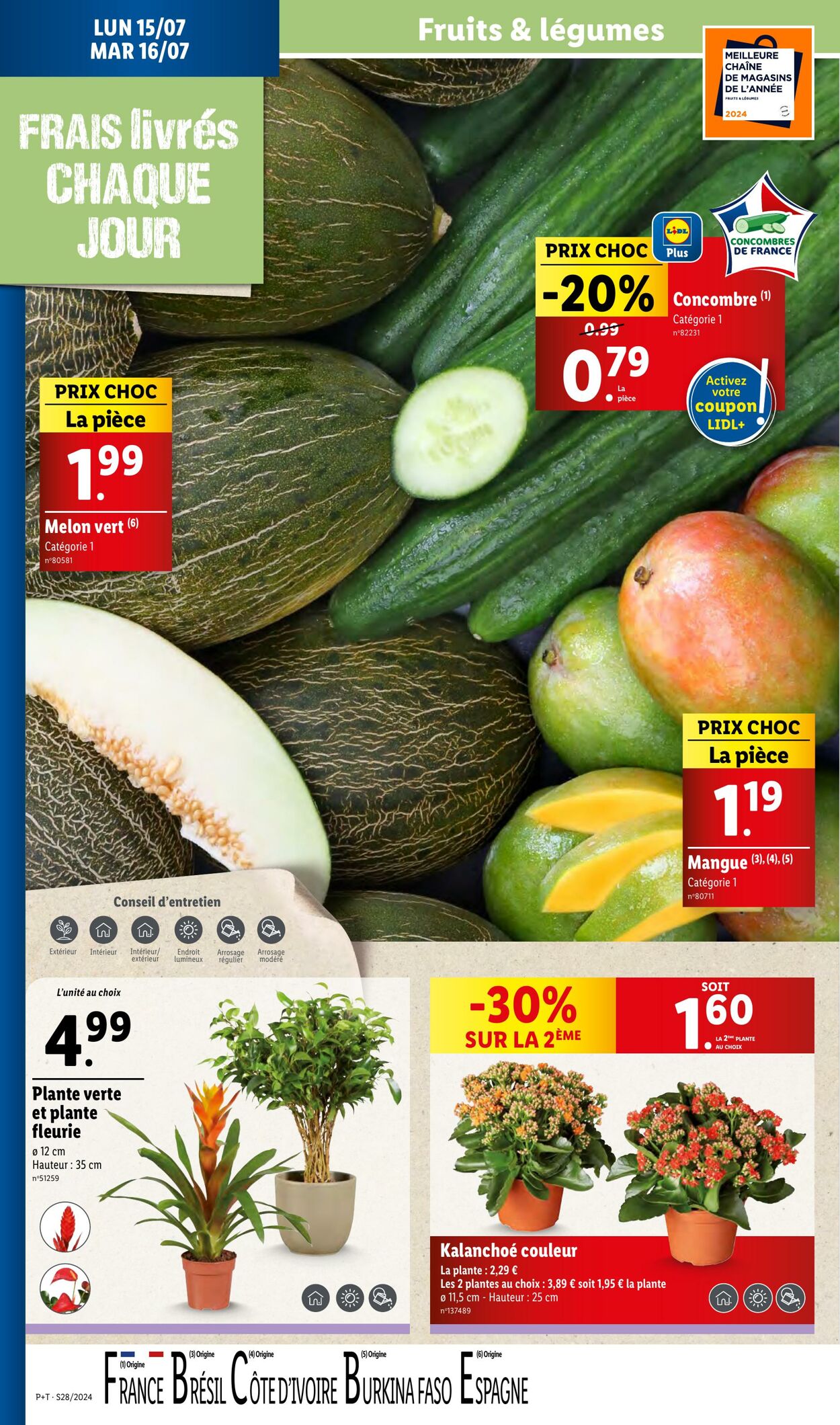 Catalogue Lidl 10.07.2024 - 16.07.2024