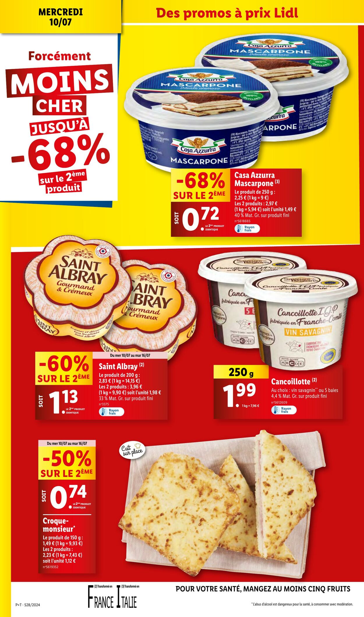 Catalogue Lidl 10.07.2024 - 16.07.2024