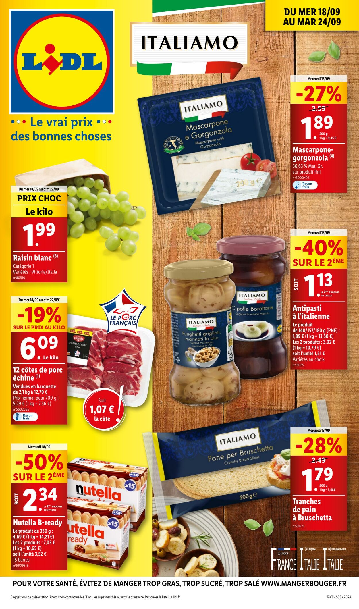 Catalogue Lidl - lidl 18 sept. 2024 - 25 sept. 2024