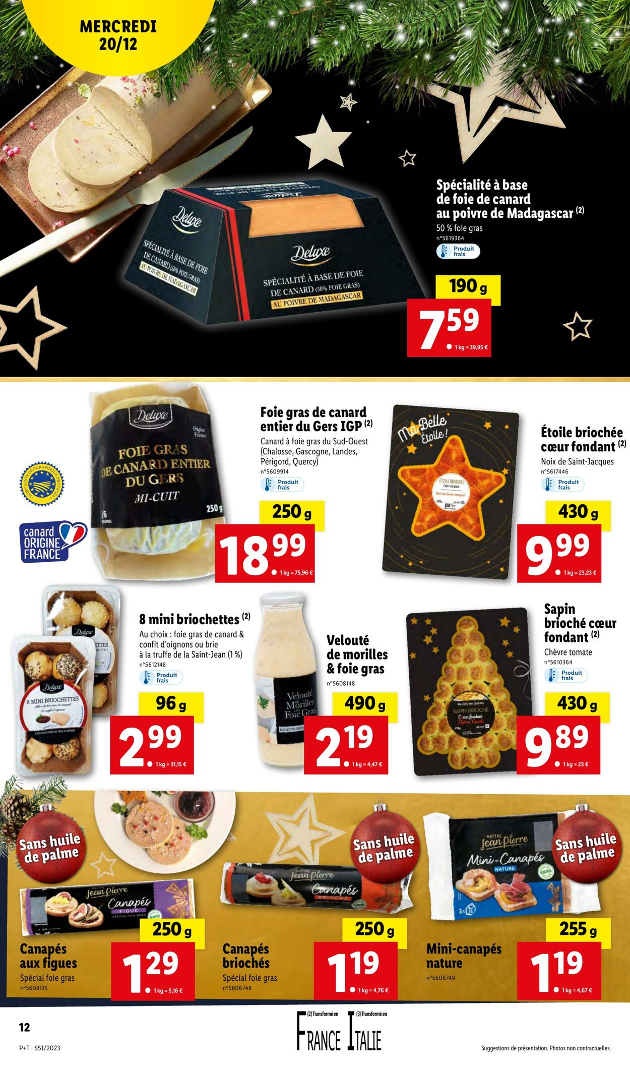 Catalogue Lidl 20.12.2023 - 26.12.2023