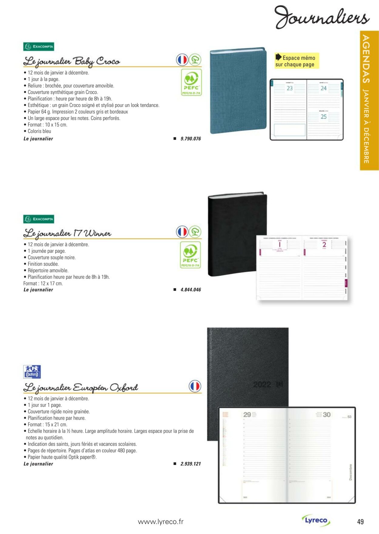 Catalogue Lyreco 01.03.2022 - 31.12.2022