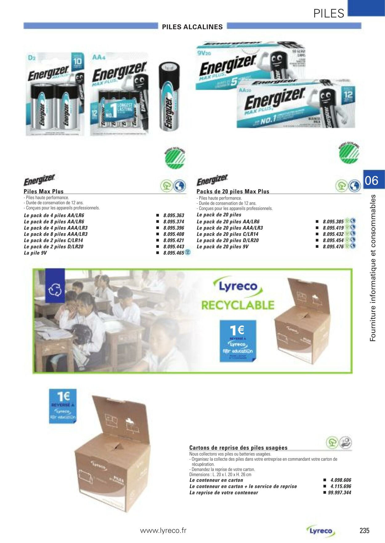 Catalogue Lyreco 01.03.2022 - 31.12.2022