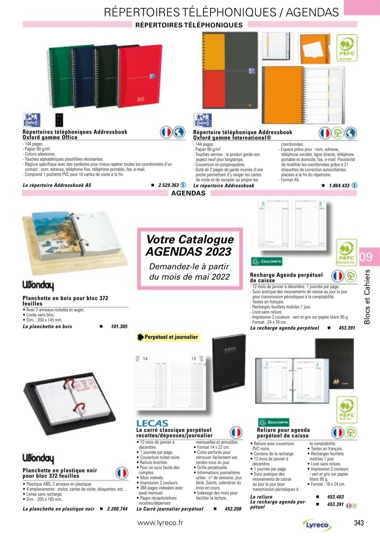 Catalogue Lyreco 01.03.2022 - 31.12.2022