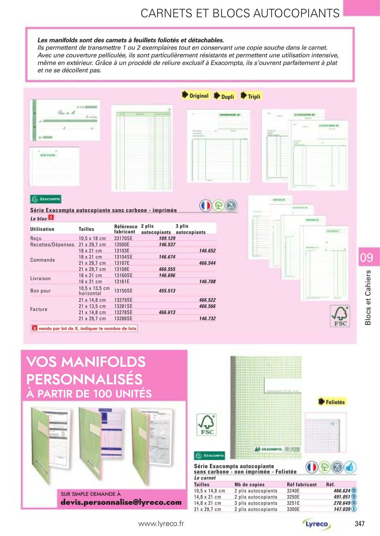 Catalogue Lyreco 01.03.2022 - 31.12.2022