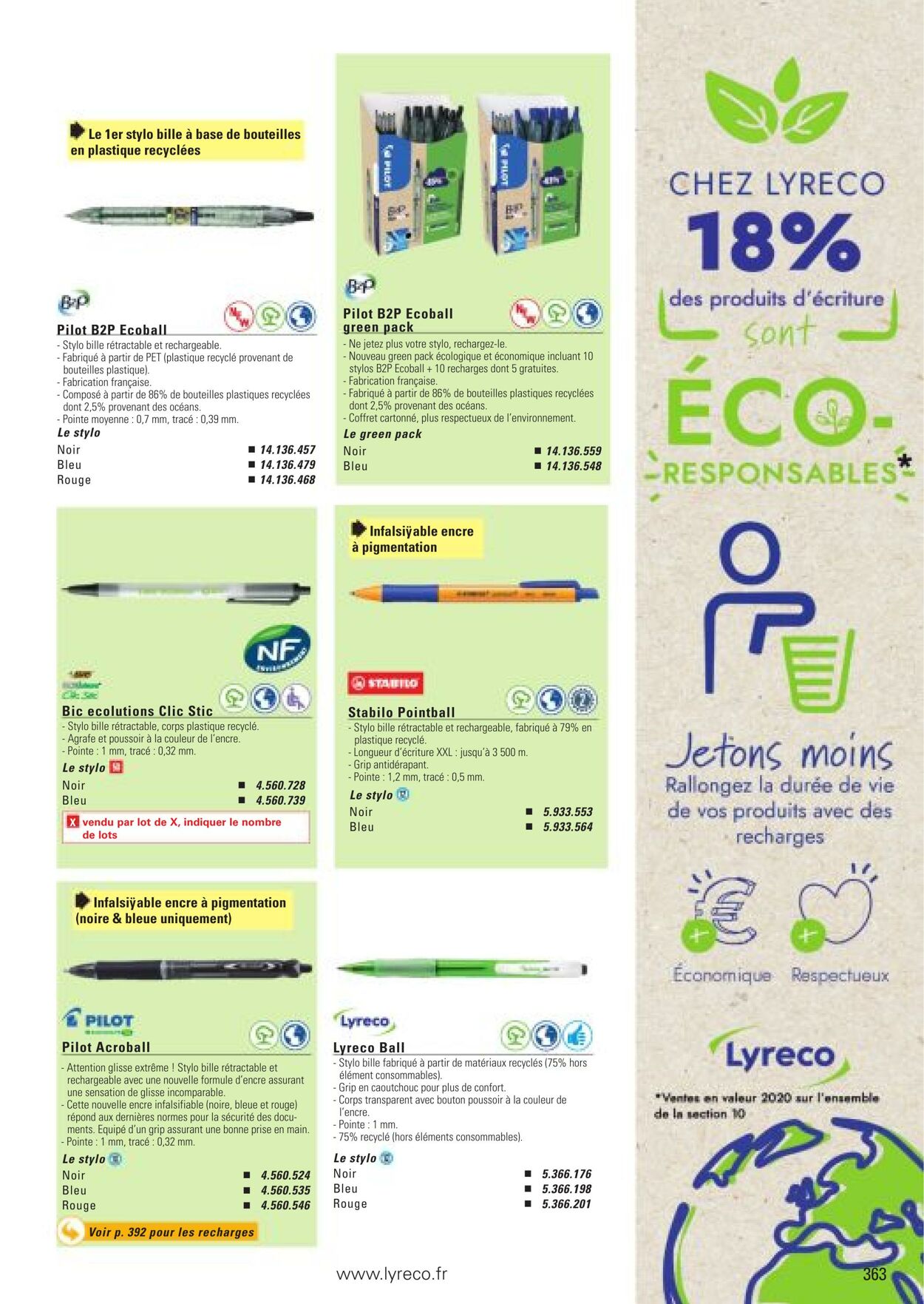 Catalogue Lyreco 01.03.2022 - 31.12.2022