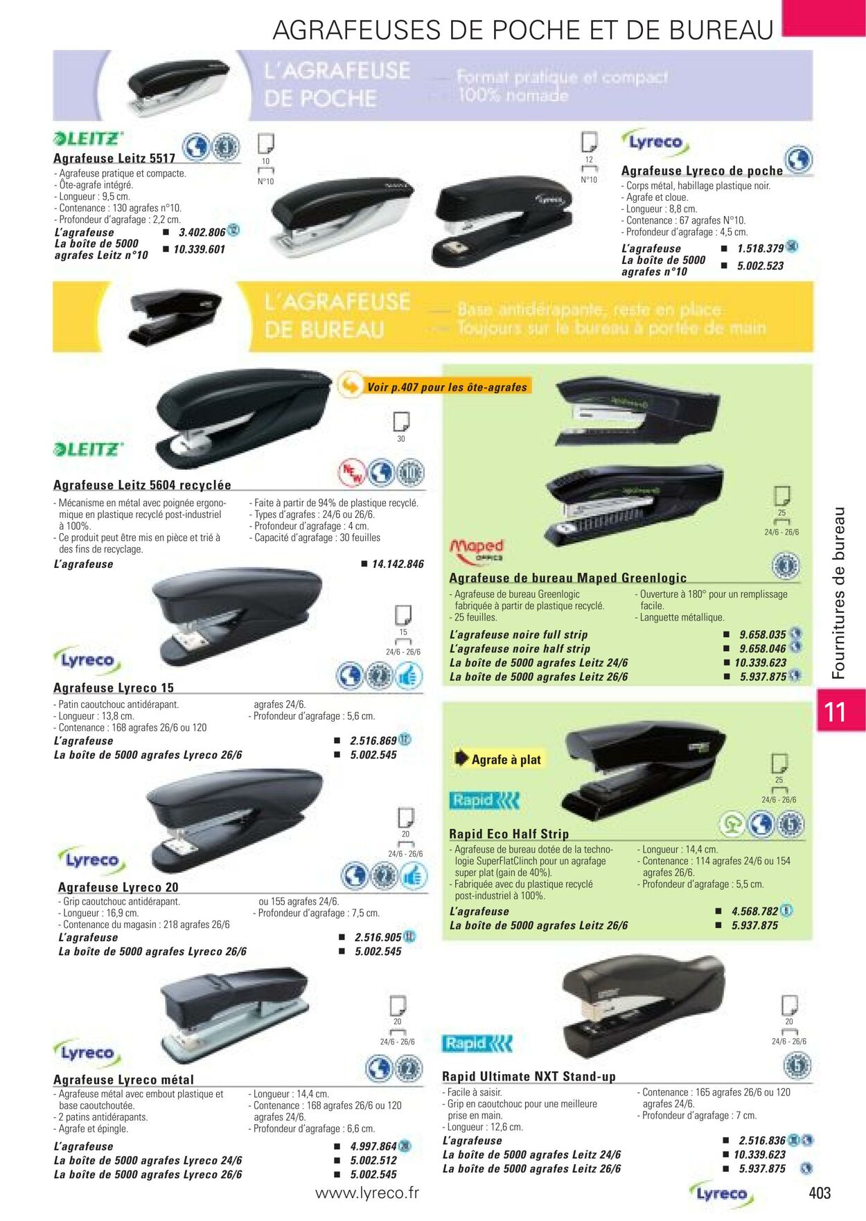 Catalogue Lyreco 01.03.2022 - 31.12.2022