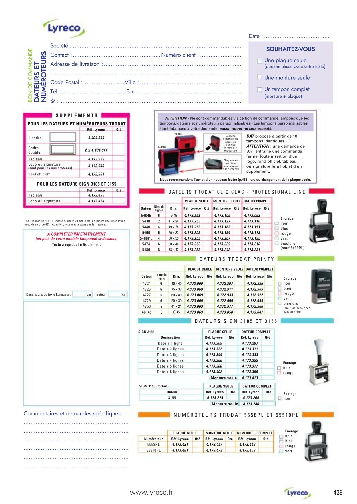 Catalogue Lyreco 01.03.2022 - 31.12.2022