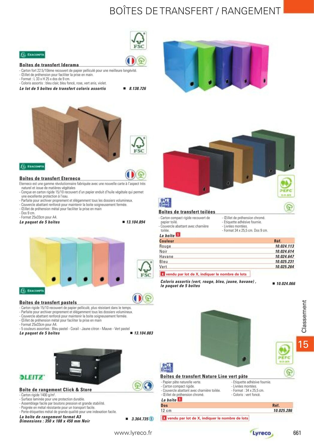 Catalogue Lyreco 01.03.2022 - 31.12.2022