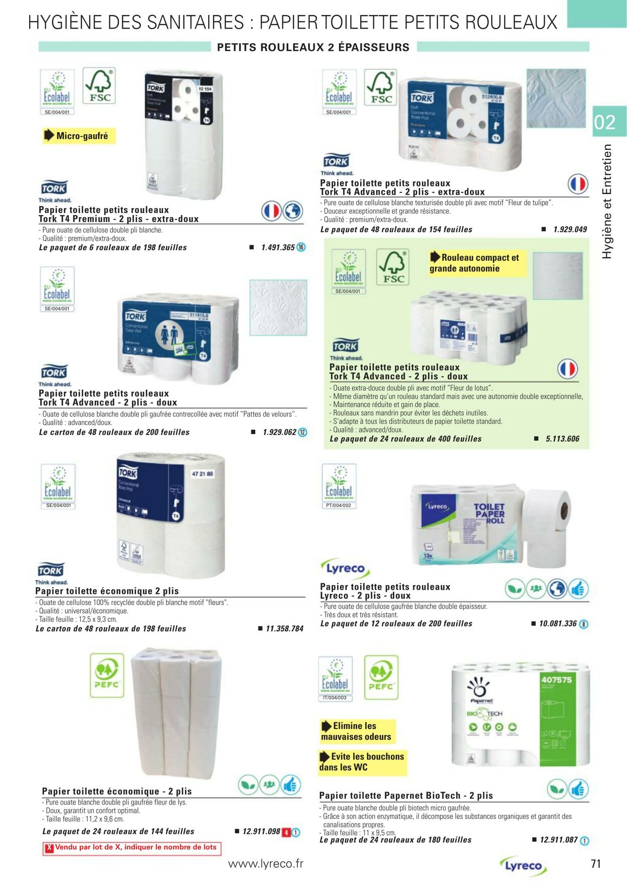 Catalogue Lyreco 01.01.2023 - 31.12.2023