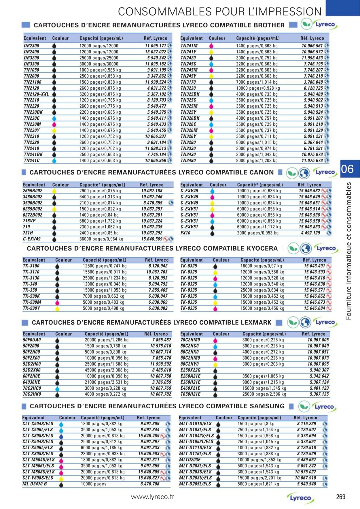 Catalogue Lyreco 01.01.2023 - 31.12.2023