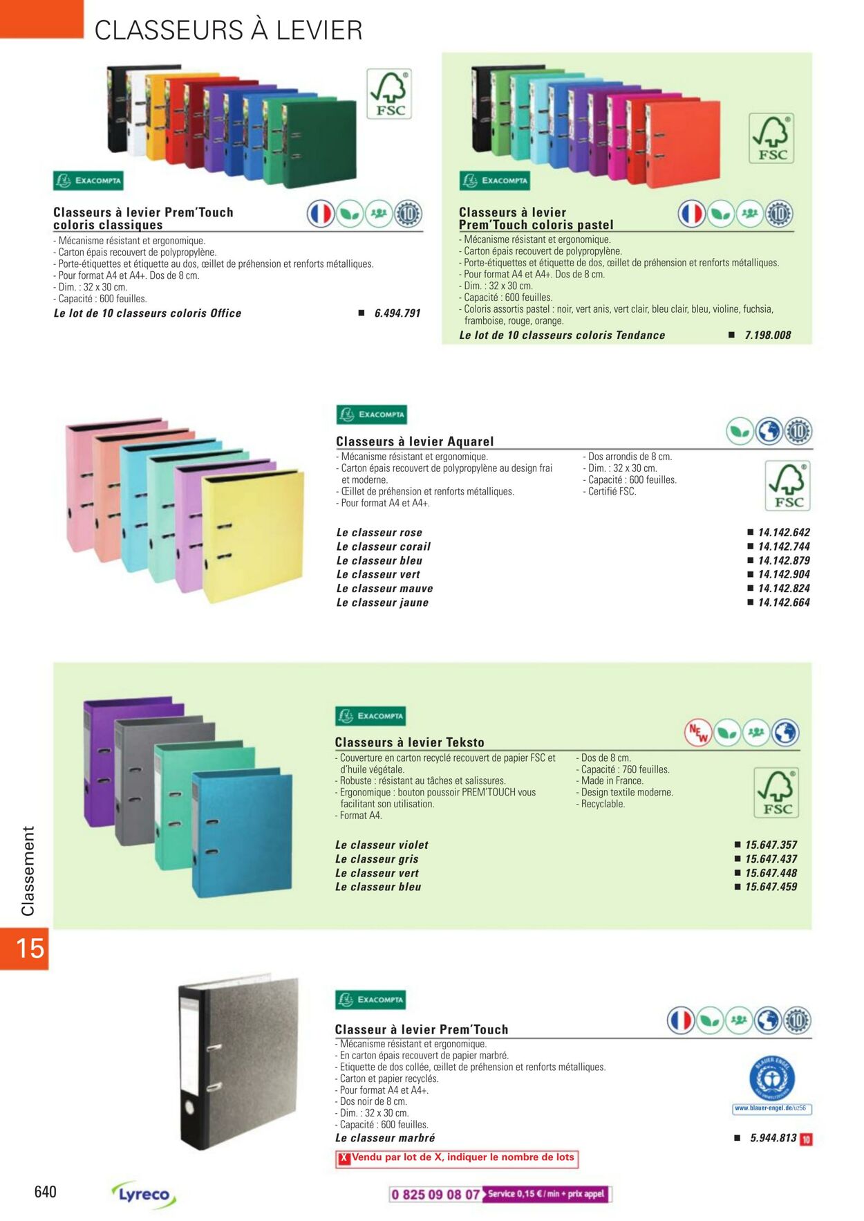 Catalogue Lyreco 01.01.2023 - 31.12.2023