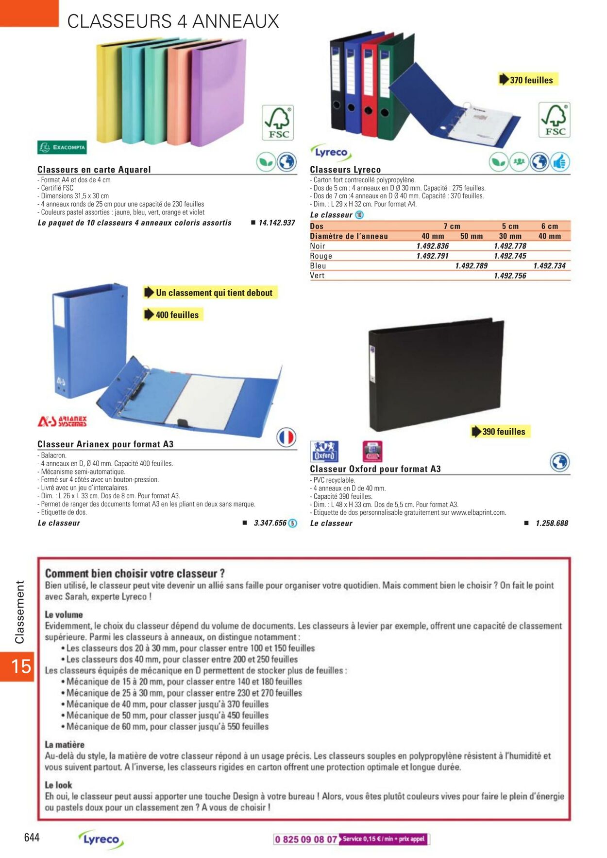 Catalogue Lyreco 01.01.2023 - 31.12.2023