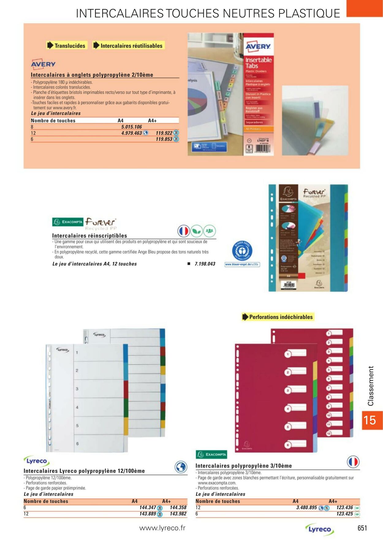 Catalogue Lyreco 01.01.2023 - 31.12.2023